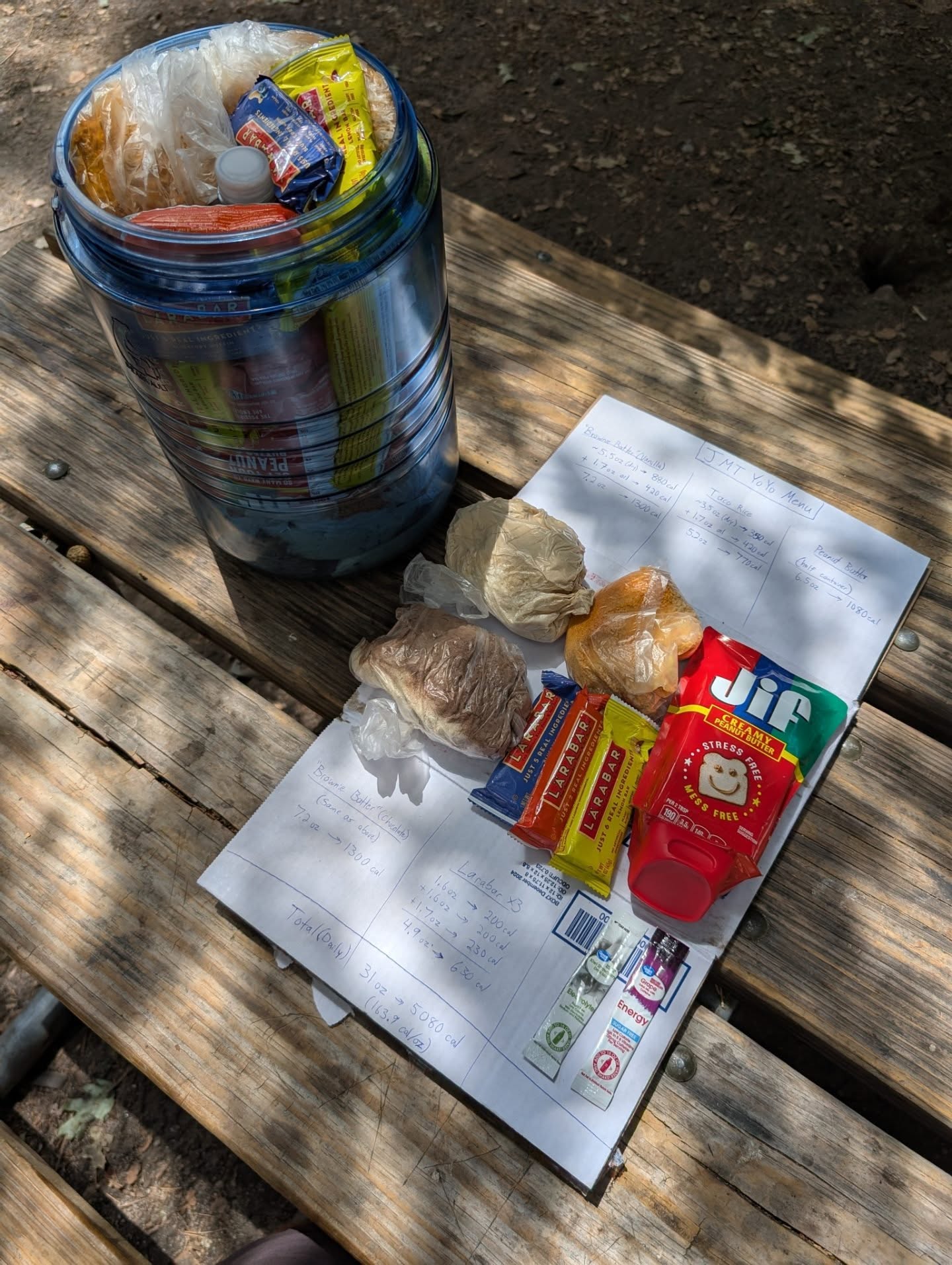 Doing another silly thing...
45,000 calories stuffed into a bear can (plus 5,000 for the first day)
Hopefully it's enough to carry me 211 miles to Mt Whitney and then all the way back again.
JMT YoYo Unsupported attempt starts tomorrow