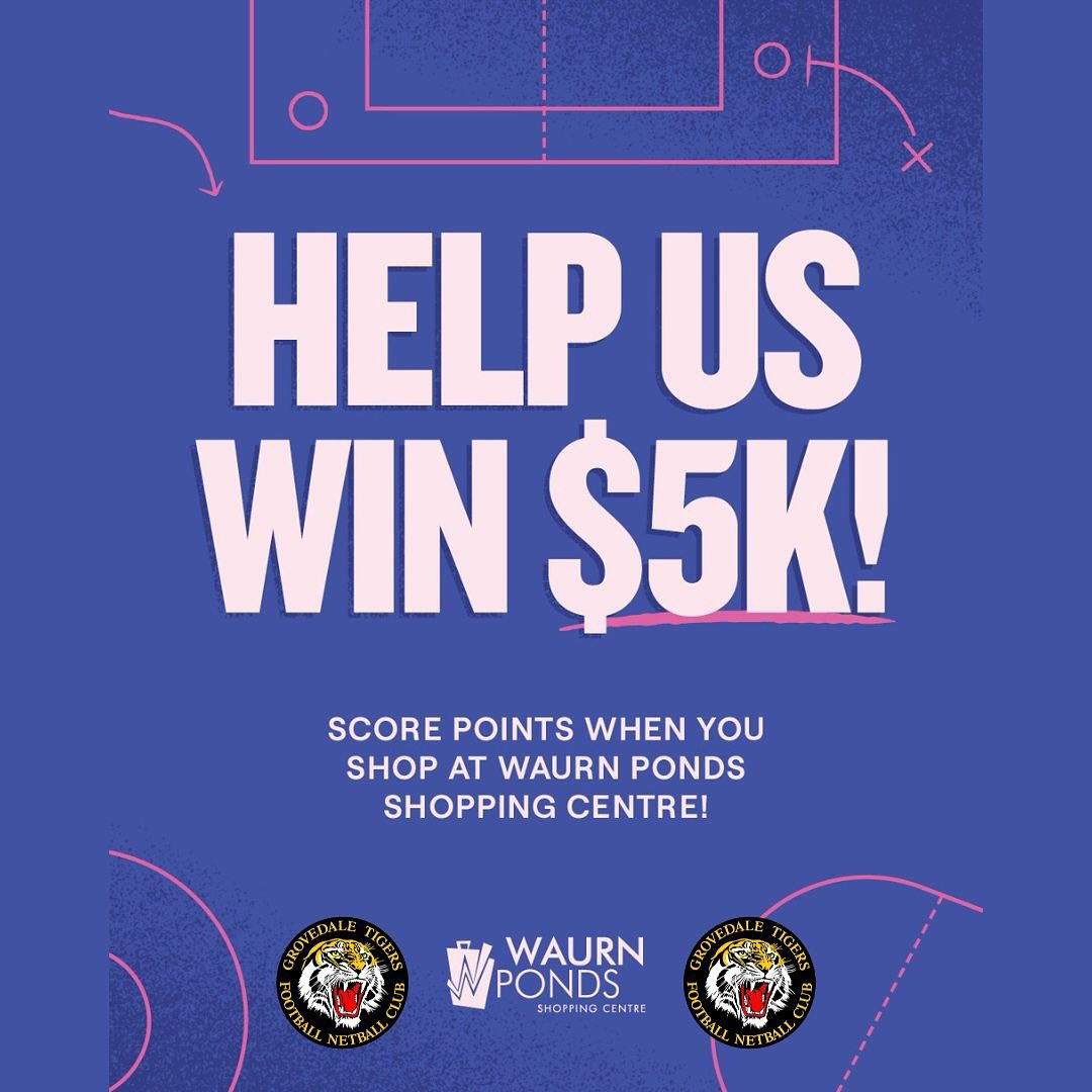 Only one week left to get your receipts in. We are currently 3rd so let’s go Tiger family and turn shopping into scoring💛🖤
https://www.shopforyourclubatwpsc.com.au/home