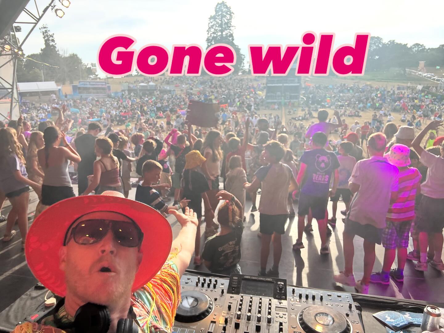 Nice way to close the season. Main stage at Gone Wild Festival