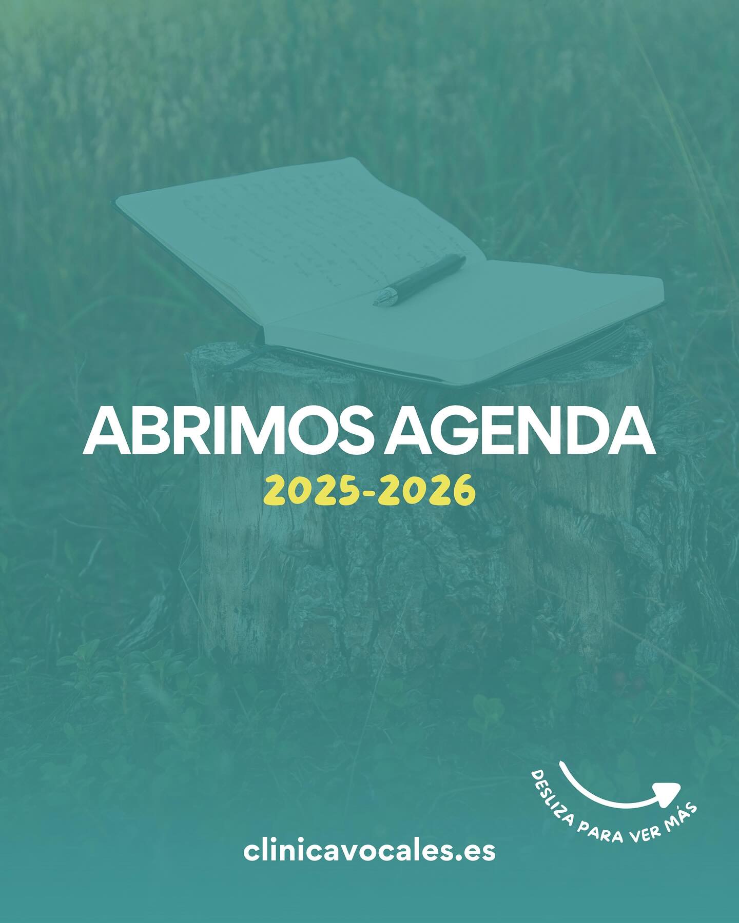 📅 Ya está abierta la agenda para el curso 2025-2026 en Clínica Vocales.
Este año seguimos ofreciendo nuestros servicios de:
- Logopedia neonatal, infantil y de adultos.
- Psicología infantil y de adultos.
- Fisioterapia pediátrica y neurológica.
- T. Ocupacional infantil y de adultos.
- Pedagogía infantil y juvenil.
- Musicoterapia desde 0 meses.
- “Tribu de lactancia y mucho más”
- Programas de enriquecimiento para alumnado con altas capacidades, talentos o capacidades intelectuales diversas.
- Sesiones grupales de lectoescritura y habilidades sociales.
- ¡Y mucho más que os iremos contando! 🤓
👉 Si quieres asegurar tu plaza, te recomendamos reservar con antelación, ya que los grupos y horarios son limitados.
Ponte en contacto con nosotras y te ayudaremos a encontrar el horario y el servicio que mejor se adapte a ti o a tu familia.
📍 Travesía Córcoles, 3. Mota del Cuervo, Cuenca.
📲 611 50 14 02
✉️ clinicavocales@gmail.com
¡A por ellooooo! ✨💪🏻