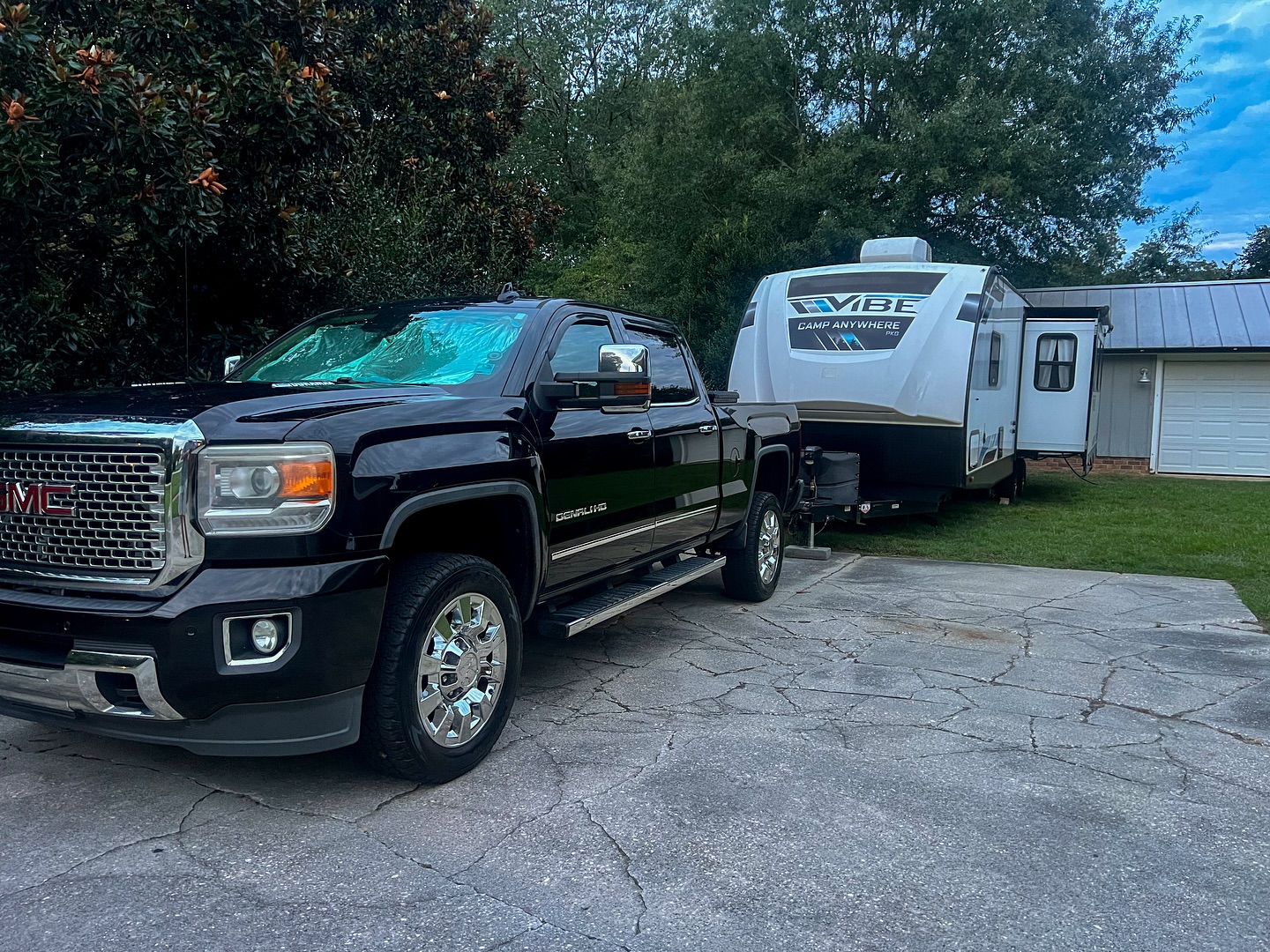 We have watched hundreds of videos over the last few years on everything from converting a school bus to restoring an old camper, to going for the class A, to starting with a pop up.
We have learned every park, discount, harvest host stops, and even calculated a budget to spend a year on the road.
Fighting the urge to impulse purchase - to act now.. or it may never happen, we continued to focus on walking in obedience and while we had not given up on the dream, we were okay waiting for whatever God would have for us. Accepting that the deicsion really needed to be crystal clear and not just focusing on our wants, but truly chasing after Gods will.
And wouldn’t ya know that during my Birthday week, a deal was made where multiple people were blessed and we now own that truck and camper we longed for year after year.
This isn’t a prosperity post, it’s a Praising my Savior for always working things for my good post.
I thank Him who will and can always do it better than we can. I worship the one who like the day I was born, gave me NEW LIFE.
I thank my Jesus for seeing me through sickness, for taking my place on a cross I deserve, for holding me so tender and close when I have felt the world closing in. Some may call it a hoax, others may think it’s crazy, but when you know your maker deeply, you cannot deny it.
He is my protector, my healer, my provider, my comforter, my savior, and my prince of peace. He is the source of my Joy and my Hope. My greatest Birthday wish is that if you don’t know that kind of Love, you would fall down to your knees and call out to the one who WILL NEVER FAIL YOU
Thank yall so much for loving me, making me feel special today, and for all the prayers so many of you have lifted on my behalf over the years. He hears every one of them and my heart is overflowing. 🙏🏼🖤 Happy 39th Birthday to me, may the Lord continue to use me up as a willing vessel while I’m here on this earth.