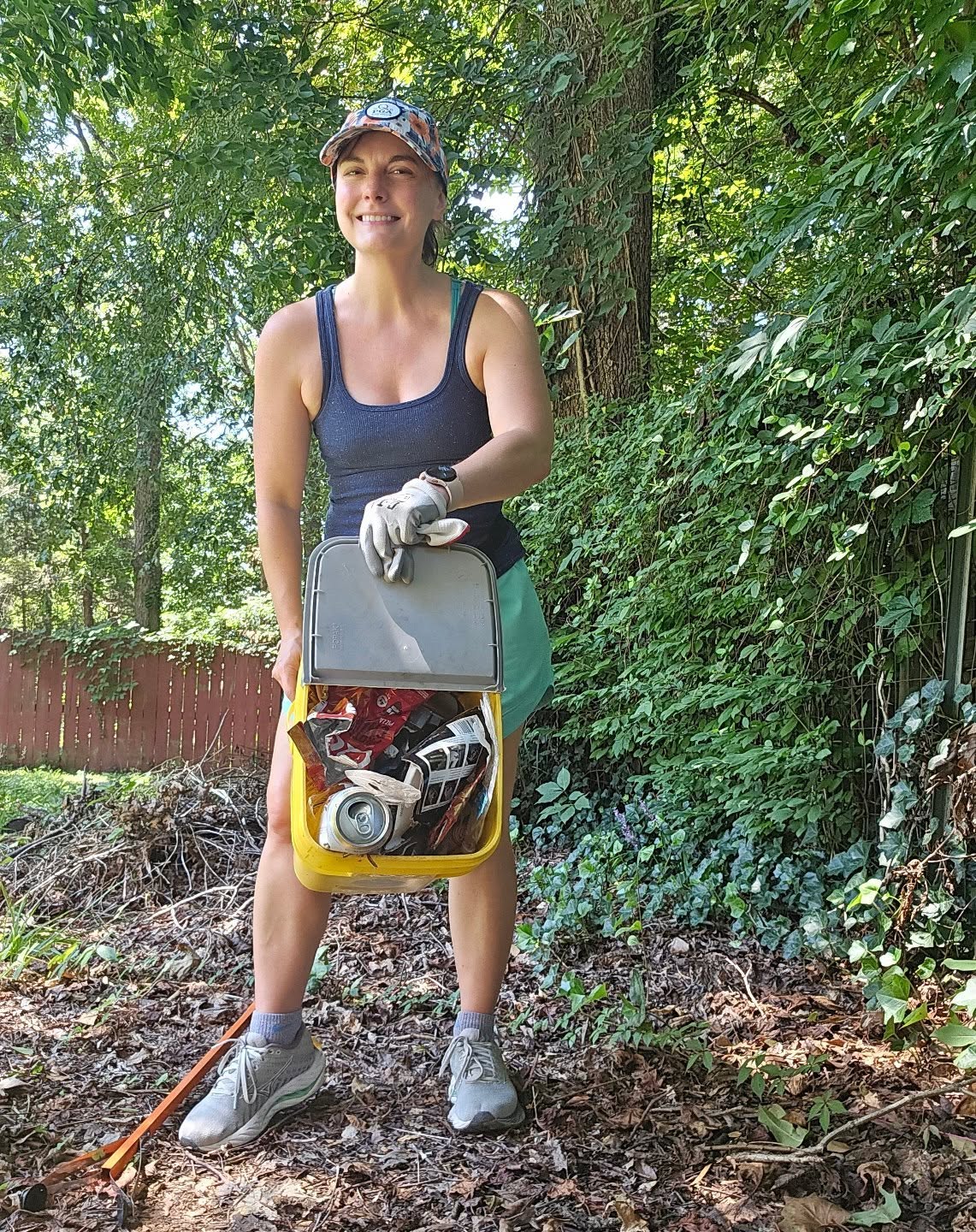 Just a little lunchtime stroll to get my body moving and remove 7 pounds of trash and recyclables from my neighborhood!
#TrashCleanup #EastCharlotte #LoveYourNeighborhood #NeighborhoodCleanup #NeighborhoodPride #ProtectOurWaterways #ProtectBirds