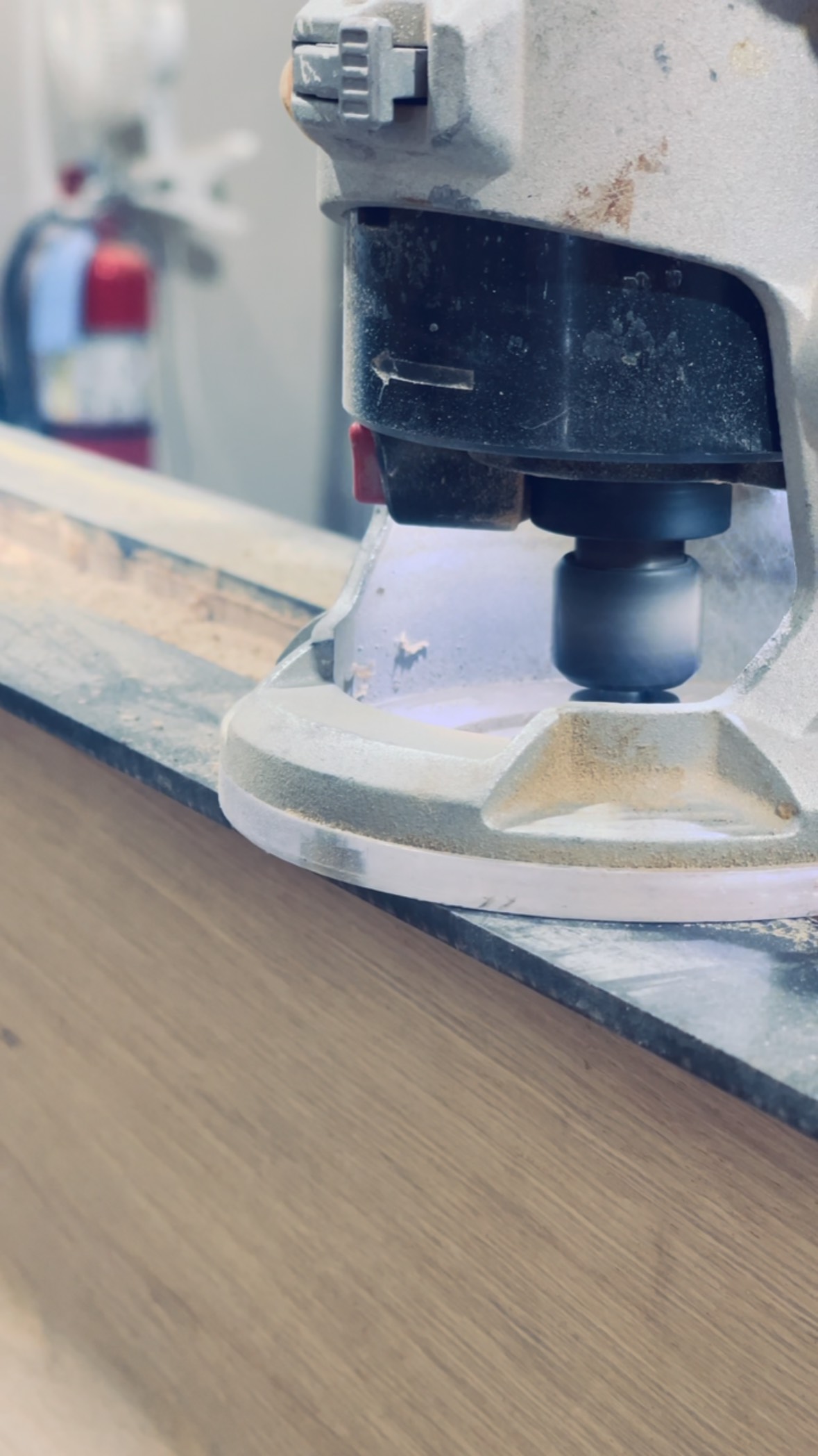 ASMR for my daughter. She loves these videos. Using router for floating shelf insert #asmrsounds #asmrvideo #shopsounds #homedecor