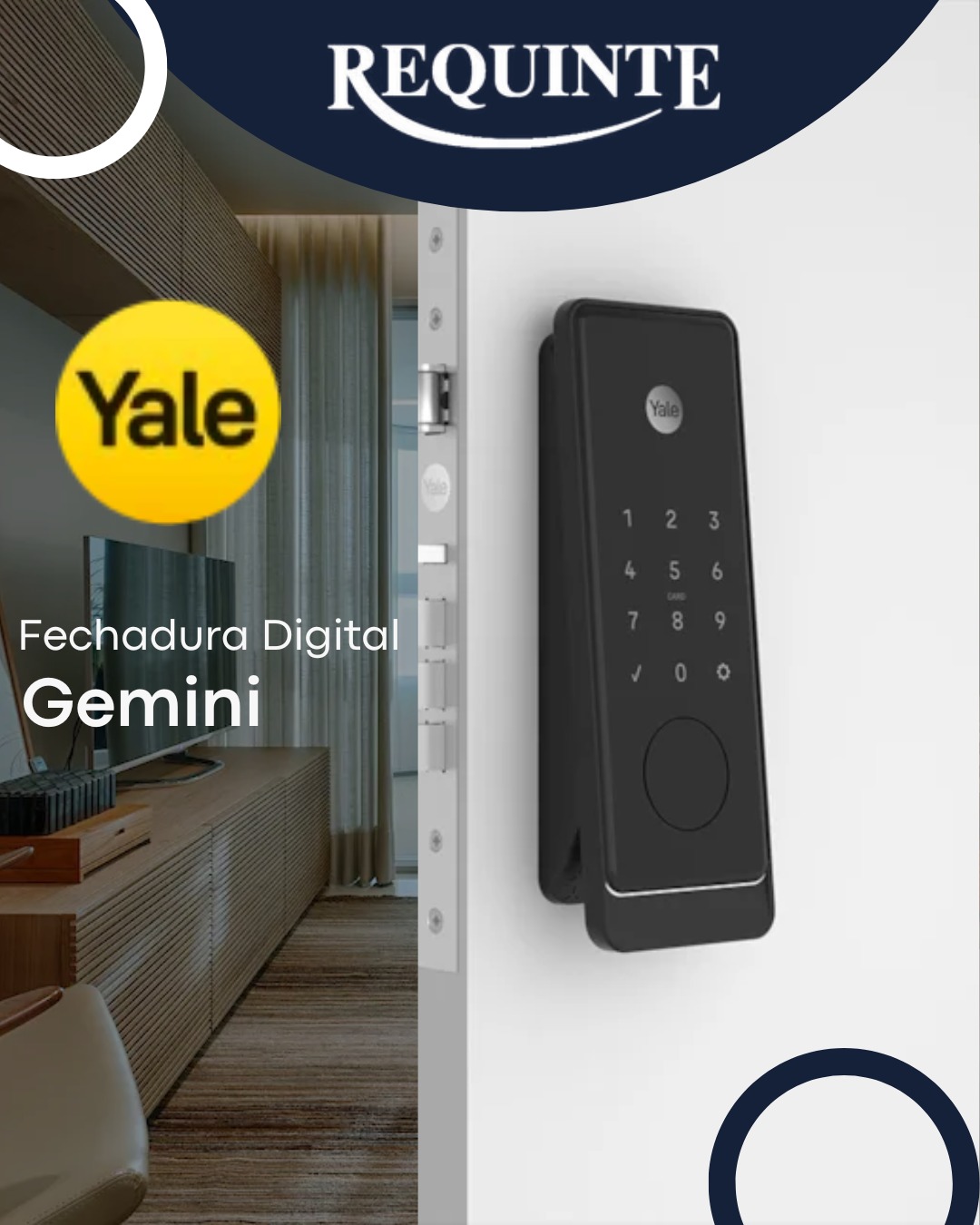 🔒 Segurança e praticidade em um design compacto.
A Fechadura Digital Yale Gemini Mini é a escolha perfeita para quem busca tecnologia de ponta, versatilidade e sofisticação em um único produto.
Com até 5 formas de acesso (biometria, senha, cartão RFID, chave mecânica e aplicativo), ela garante proteção total e praticidade no dia a dia — seja em residências ou comércios.
✨ Destaques:
✔ Acesso rápido em menos de 1 segundo
✔ Resistente à poeira e chuva (IP55)
✔ Estrutura robusta em liga de alumínio e aço inox
✔ Guia de voz em português, inglês e espanhol
✔ Alarmes de violação e intrusão
✔ Compatível com portas de 35 a 120 mm, madeira ou metálicas
✔ Garantia de até 4 anos com instalador credenciado
📲 Conectada ao aplicativo Yale Connect, você tem ainda mais controle e comodidade na palma da mão.
💡 Um produto inteligente, confiável e elegante que eleva o padrão de segurança e design do seu ambiente.
📍 Disponível na Requinte – Rua Rego Freitas, 336 – SP
📲 Chame no WhatsApp e solicite a sua!
#FechaduraDigital #YaleGeminiMini #SegurançaInteligente #TecnologiaYale #RequinteFechaduras #ConfortoComSegurança #designmoderno