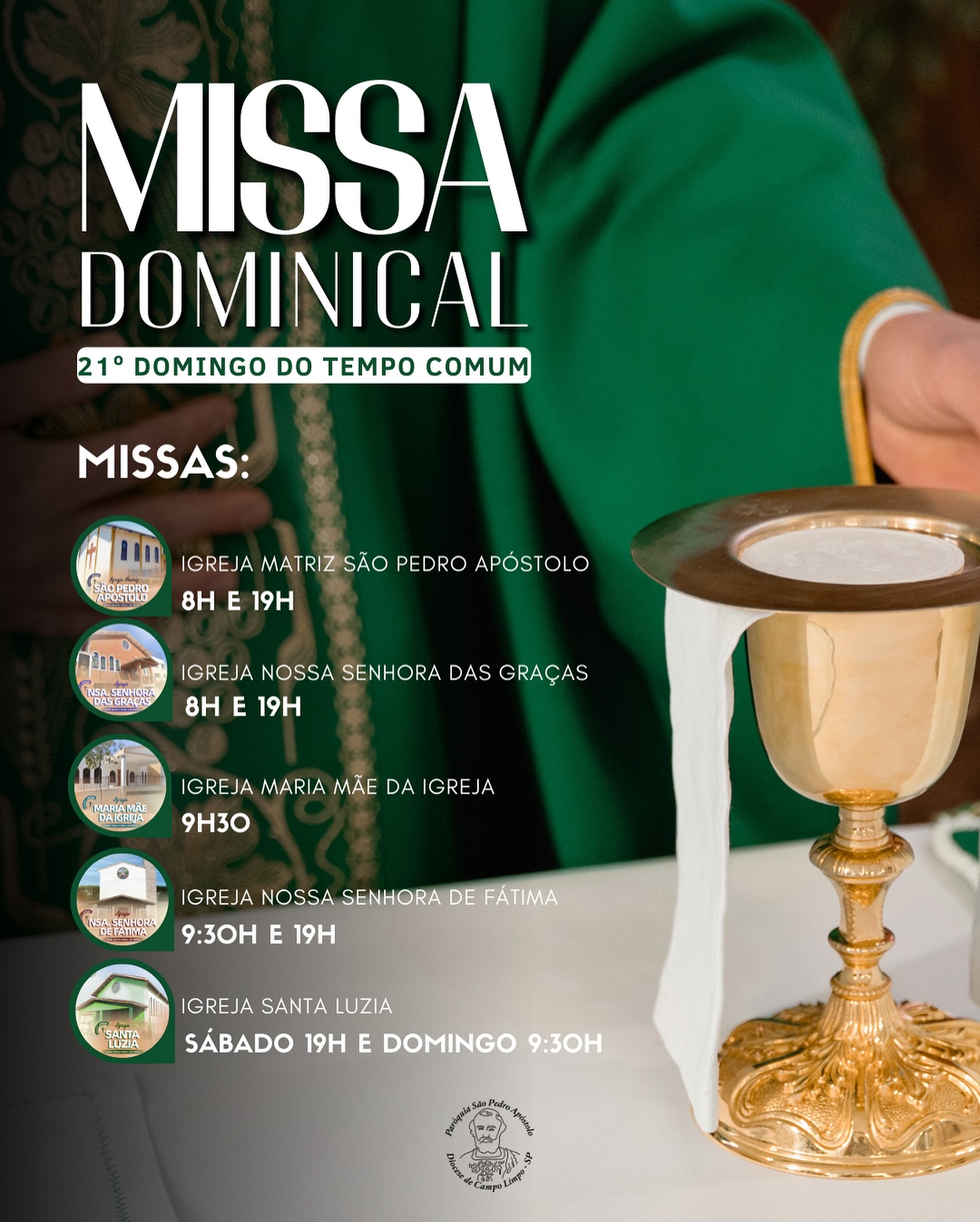 PARTICIPE DA SANTA MISSA DOMINICAL 🙏🏻