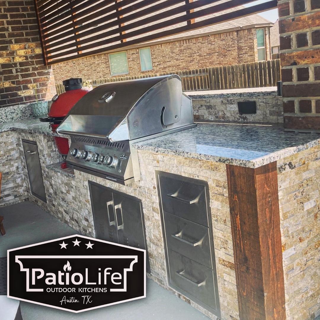 Grill, chill, and entertain in style! 🍔🔥
Upgrade your patio with a custom outdoor kitchen built just for YOU. Why wait? Let’s turn your vision into reality!
#outdoorkitchen #austintx #texaspatios #patioupgrade #outdoorliving