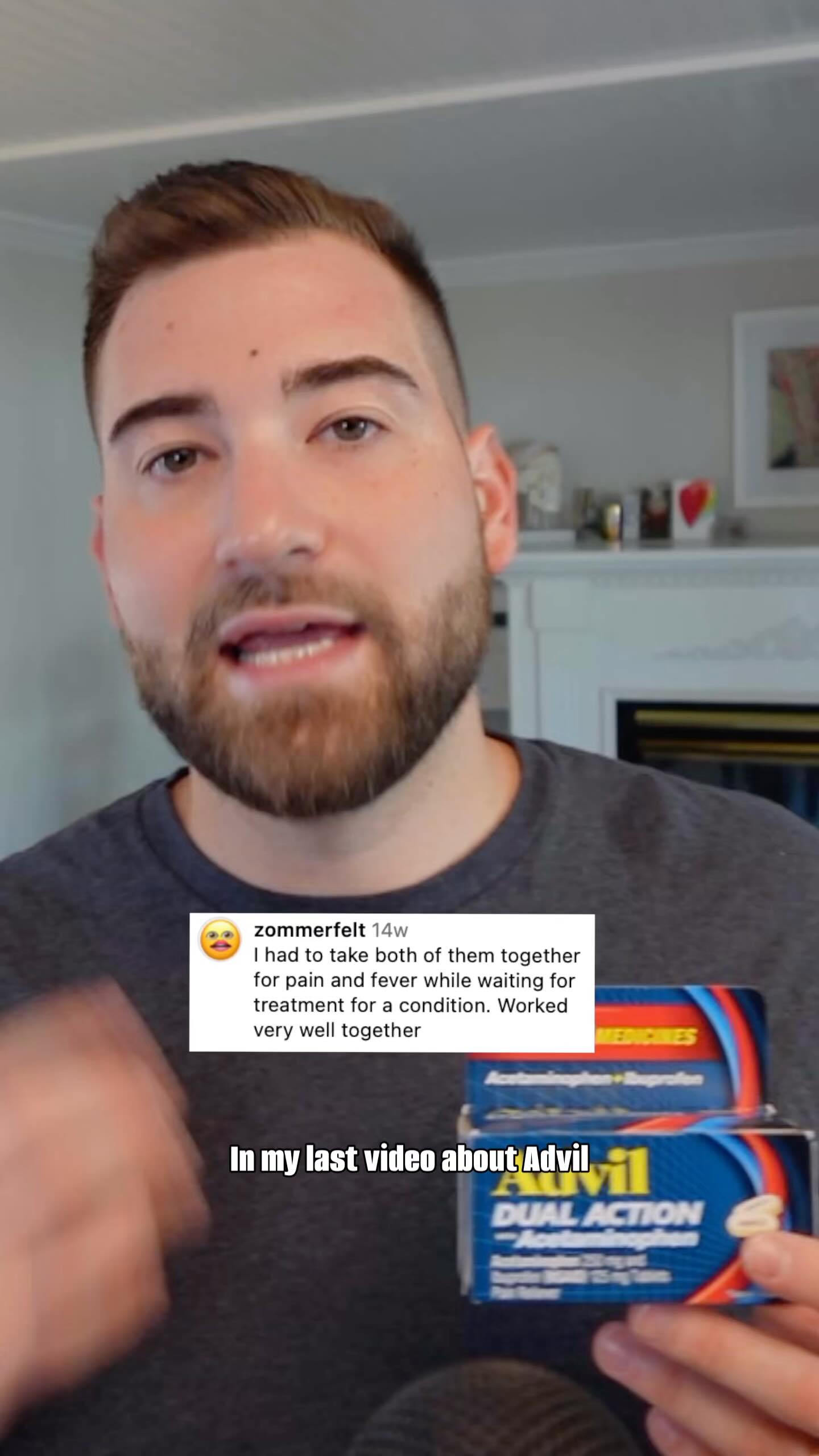 #Ad Is it true that you can use both Ibuprofen and Acetaminophen together? Recent research suggests that for certain types of pain, it may be a very effective approach. For this reason, Advil Dual Action combines both in one convenient pill at fixed doses. #AdvilPartner #Pain Relief