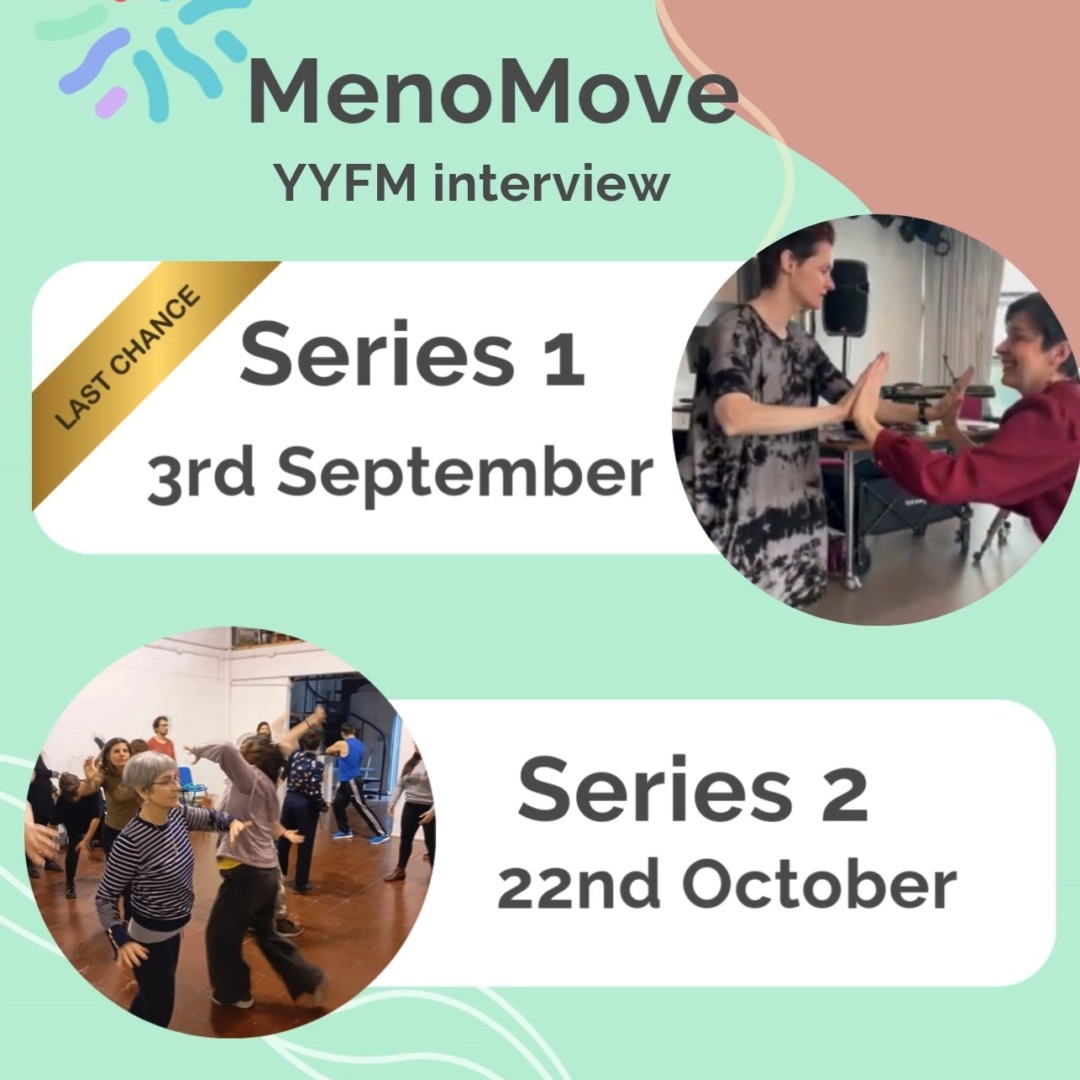 🔥 Last Chance for Series 1! 🔥
We start next week — don’t miss your chance to join MenoMove, a FREE six-week programme supporting you through perimenopause and menopause with gentle movement, connection, and care.
💛 Why join?
As Thania shared on YYFM Radio:
"We really believe in the power of listening to the body, reconnecting to the body, and repairing the relationship with the body."
✨ Series 1 – Starts 3rd Sept – Last chance to register!
✨ Series 2 – Starts 22nd Oct – Sign up now!
✅ Free to join
✅ Online + in-person sessions
✅ No dance experience needed
📲 Register via the link in bio — let’s move through this together.
#MenoMove #MenopauseSupport #MovementForMenopause #ArtsInHealth #MenopauseCommunity #youtimeredefined #thebodyhotel #perimenopausesupport