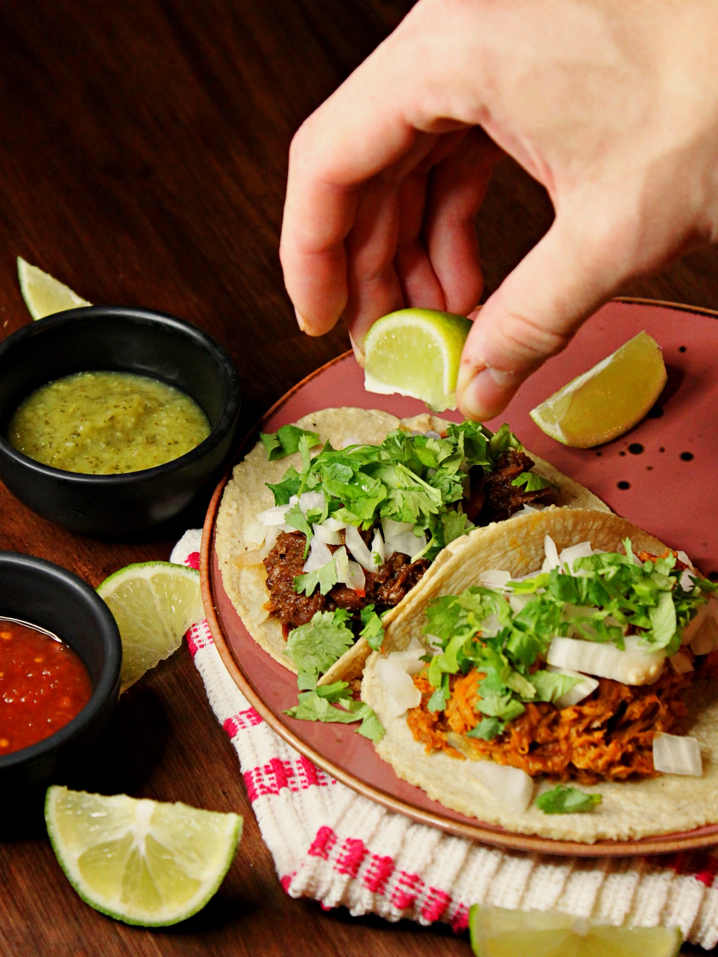 Our most popular dish in Morena is definitely our tacos 🌮
Tacos de Birria (beef) – rich, slow-stewed beef with fresh salsa, onion, coriander & lime
🌶 Tacos de Cochinita Pibil (pork) – tender slow-cooked pork with habanero onions. A recipe with roots in ancient Mayan cuisine.
🦐 Tacos de Camarones (shrimp) – seasoned shrimp sauteed with butter & lime, topped with fresh onions & coriander.
👉 All tacos are gluten-free, lactose-free, and full of a flavor
Which one are you trying first? 👀