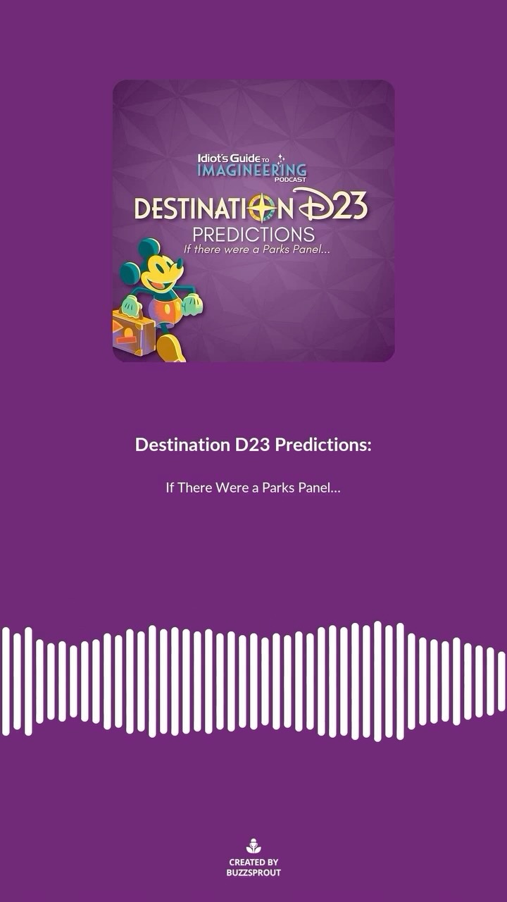 With the lack of a Parks Panel, we’ve got a lot of thoughts about that what means for #DestinationD23. Head to the link in our bio to hear more. #D23