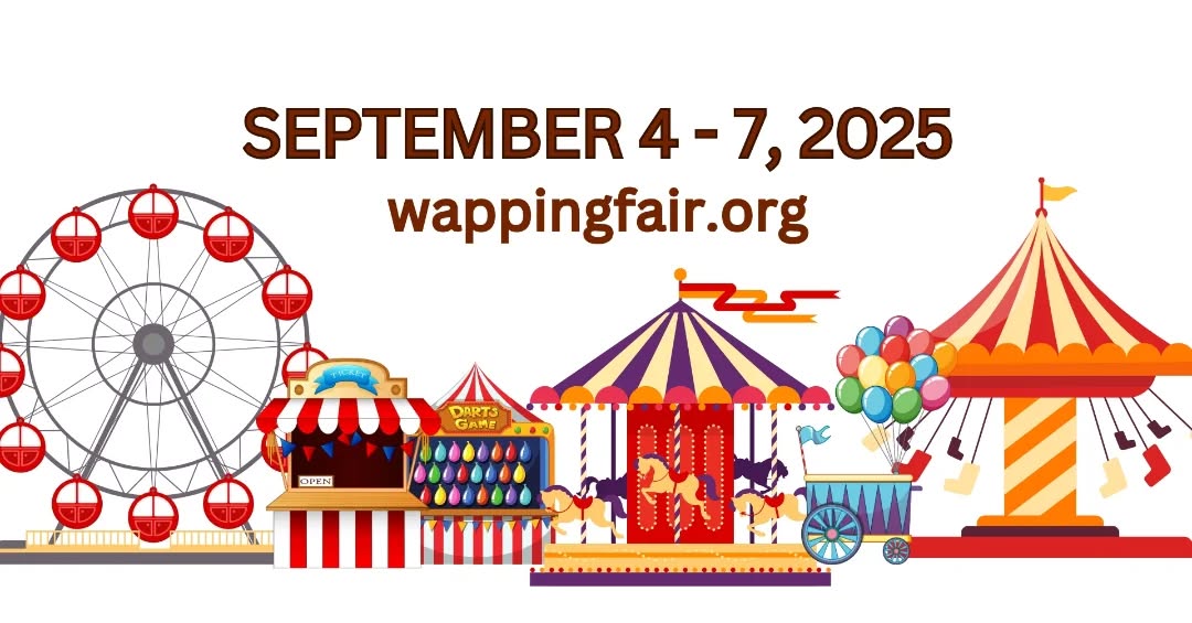 Upcoming events: Vending at the Wapping Fair in South Windsor on Friday & Saturday.
Entry cost includes rides