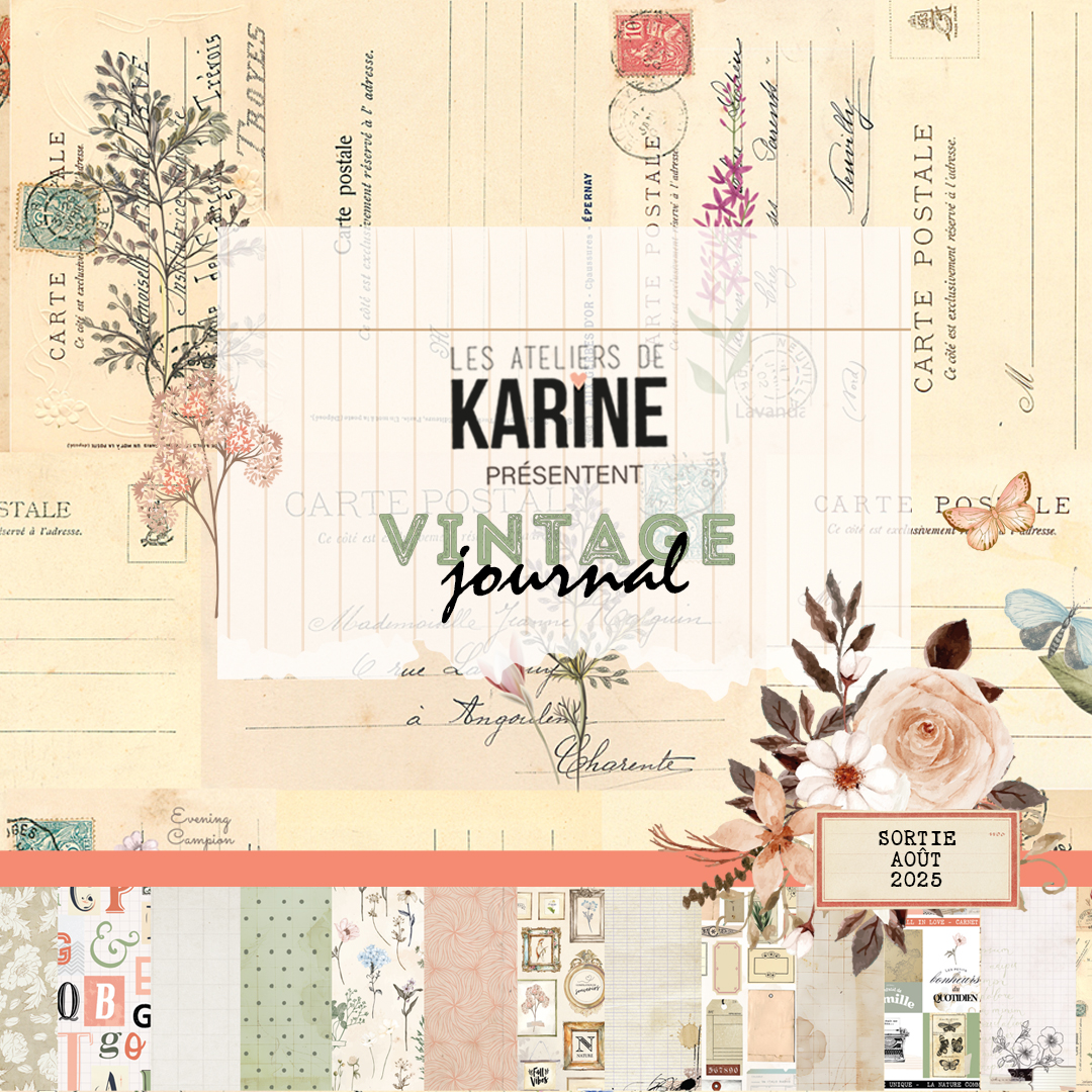 🔊 La nouvelle collection de la rentrée "Vintage Journal" des Ateliers de Karine sera en vente sur votre boutique bien-aimée 😊 demain mercredi 27 août.
Plongez dans un univers vintage où la nature et les souvenirs se
rencontrent. La collection "Vintage Journal" s'inspire de la nature au
charme d'antan. Papiers texturés et vieillis aux teintes sépia, motifs
floraux inspirés des herbiers d’autrefois, le côté nature est au cœur de l'inspiration : feuillages délicats, fleurs sauvages, monogrammes colorés se mêlent à des cadres photo rétro, des timbres et cartes postales effacées par le temps. Chaque élément est pensé pour évoquer la nostalgie et le charme des albums anciens dans un combo automnal idéal pour la rentrée 2025.
Parfaite pour mettre en valeur vos plus belles photos, écrire vos
souvenirs ou créer des pages empreintes de poésie, Vintage Photo est une invitation à scrapper vos plus beaux souvenirs.
https://f.mtr.cool/zxqsrkfsjh
Première marque rentrée en boutique lors de sa création en sept 2018, je me souviens, avec la co Melle Tendresse ! Toujours fidèle tant que je peux car j'adore les collections de Karine.
J'espère que vous aimerez cette nouvelle co autant que moi, vintage sans l'être trop, elle est magnifique.
Comme d'habitude réassort possible sur demande pour manquants.
Belle découverte.
Sylvie
#creascrapbysyl
#scrapbooking #scrapbooklove #scrapbookaddict #scrapbookingcommunity #scrapbookingideas #scrapbookphotography #scrapbooker #scrapbookinglife #scrapbookingfun #scrapbooks #diy #crafts #creative #memories #photoalbum #memorykeeping #handmade #papercraft