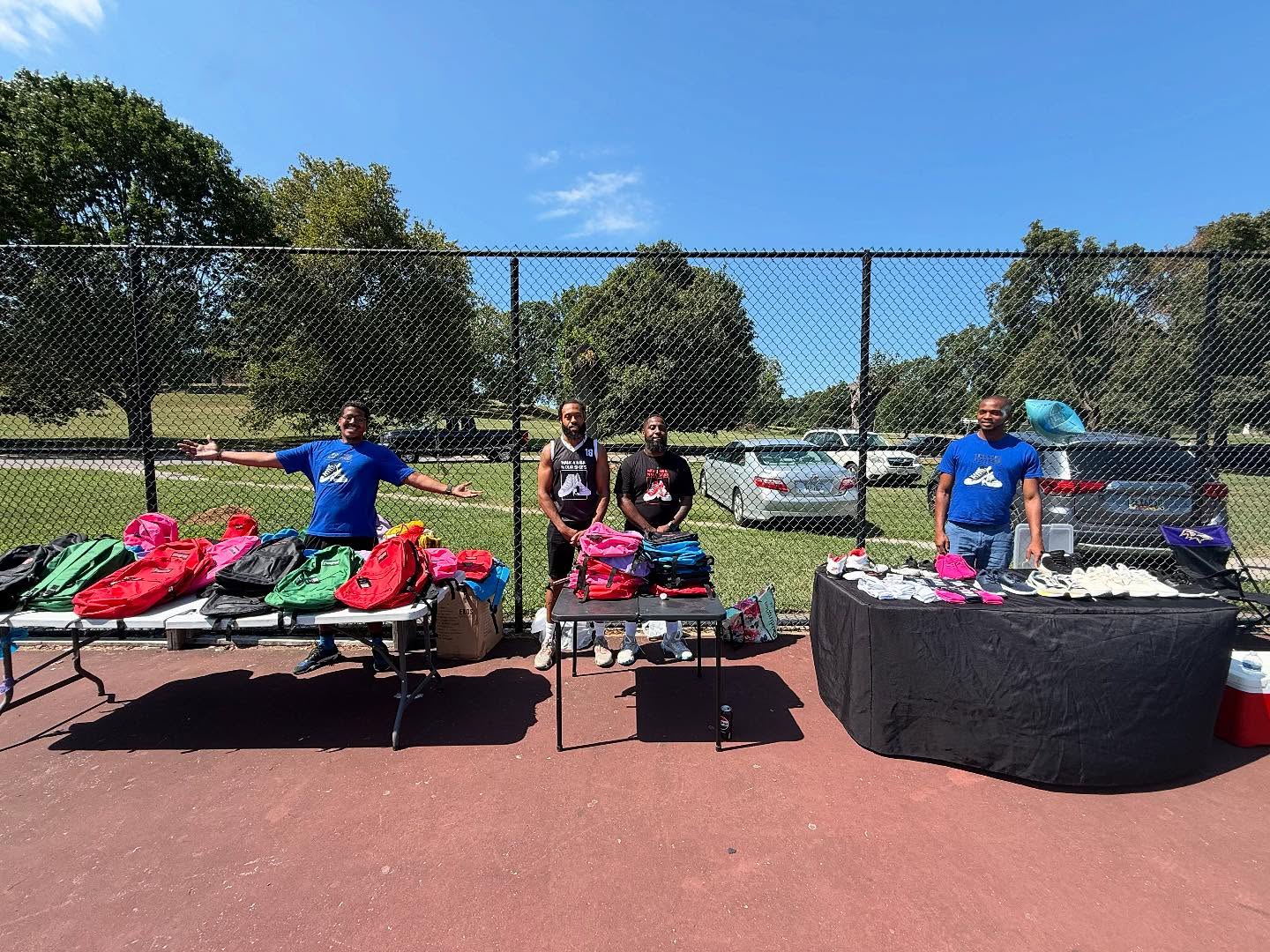 We had an amazing event here in Baltimore today. We were able to provide Children of the community shoes, backpacks, school supplies and the opportunity to hone their basketball skills. Again, we would like to give a big shoutout to @rahwaysbest , @njitwbb and @njit_saac for the shoes and socks and gear we gave out today. We look forward to seeing everyone at our next event. Stay tuned! 🙌🏻
.
.
.
.
.
#communityservice #community #volunteer #nonprofit #givingback #volunteering #love #service #giveback #donate #charity #rotaract #education #covid #volunteers #rotary #donation #helpingothers #rotaryinternational #makeadifference #unity #communityleader #family #communitysupport #leadership #communitylove #servant #nonprofitorganization #eugenecampbell #walkamilenourshoes