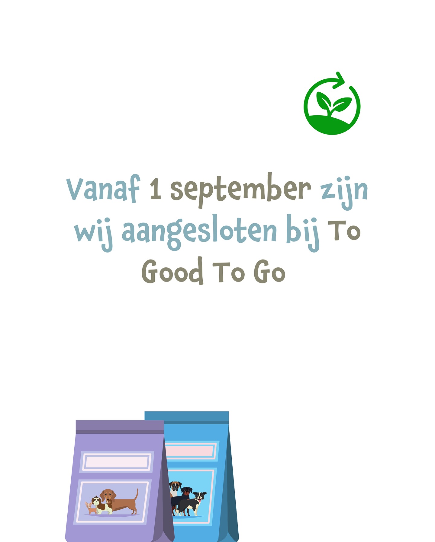 Vanaf 1 september zijn wij aangesloten bij Too Good To Go!
Via deze app kun je bij Snoet een verrassingspakket kopen met producten voor jouw huisdier — tegen een klein prijsje én goed voor het milieu. ♻️ Denk aan snacks, voeding of andere items die nog helemaal goed zijn, maar anders misschien verspild zouden worden.
Goed voor je huisdier én de planeet! 🐾
📲 Download de app en zoek op Snoet Borne. Wie weet scoor jij binnenkort een leuk en duurzaam tasje!
#TooGoodToGo #TGTG #SnoetBorne #DuurzaamWinkelen #VoordeligVoorJeDier #GeenVerspilling #DierenwinkelTwente #Borne #BornseOndernemers #Dierenzorg