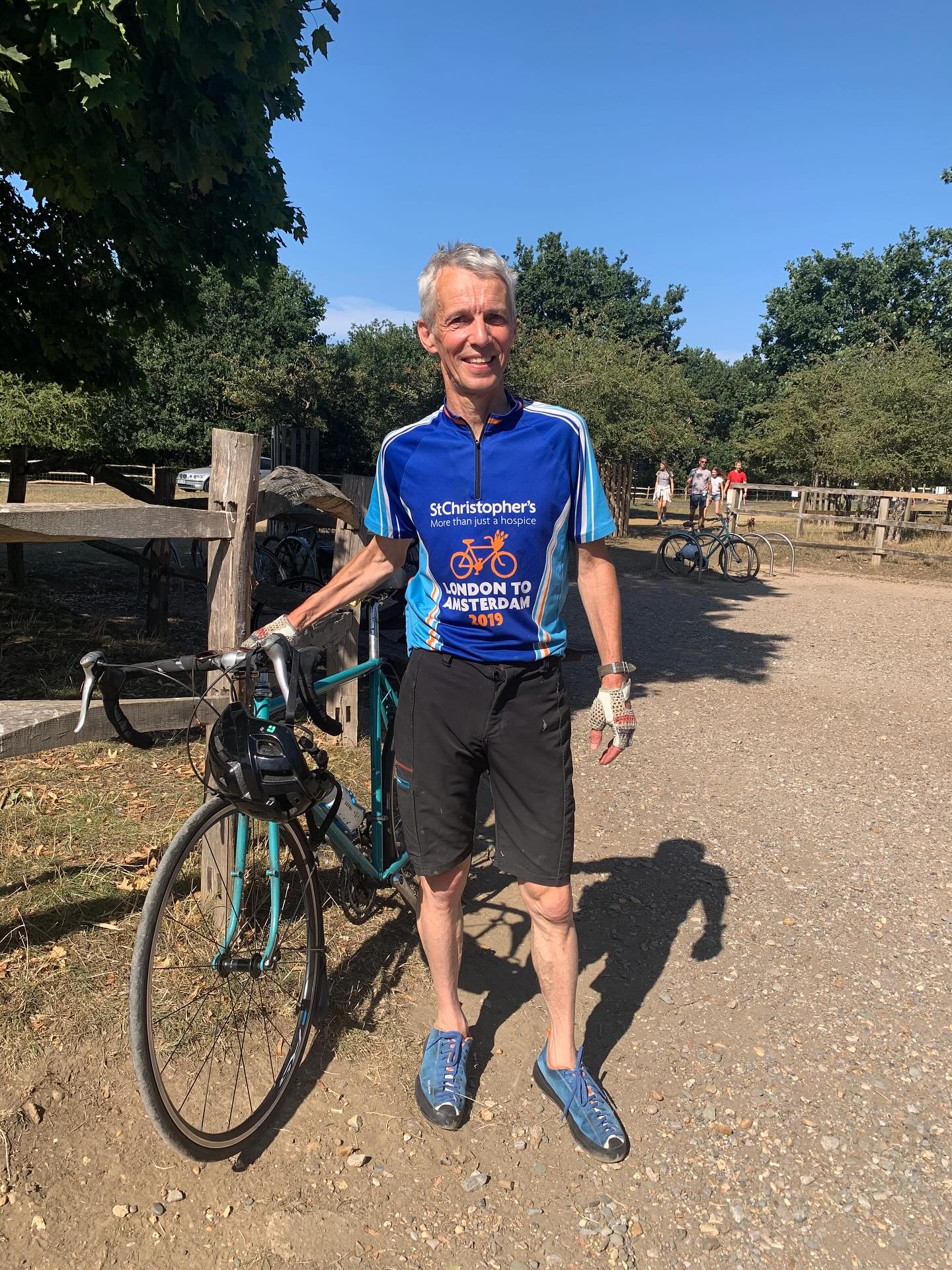 At Richmond park today training for the palace to palace sponsored cycle event that will be taking place in just over 2 weeks . Together with 50 other riders I’ll hopefully be setting out from Crystal Palace on a four day cycle ride that will finish at the Palace of Versailles with. All the riders will be raising money for the incredible work that @stchrishospice hospice do just around the corner from where I live in Sydenham #cycling #sponsoredcycle #palaceofversailles #versaille #crystalpalace #stchristophershospice #stchristopher #training #richmondpark #cycleride #pedalpower