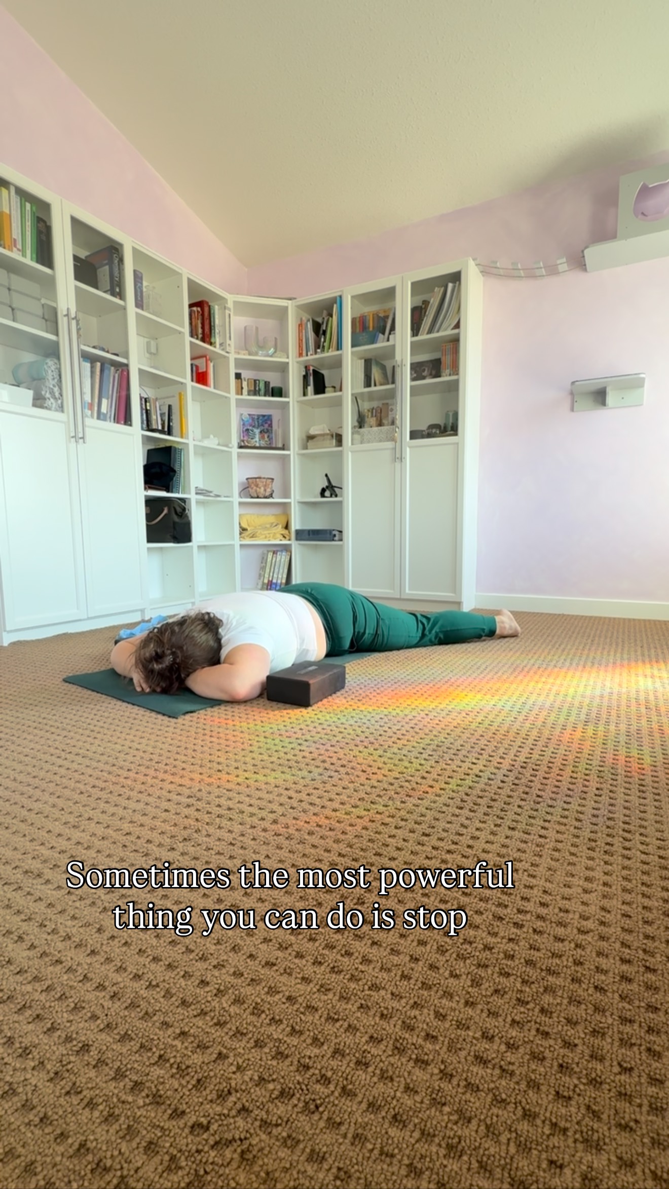 For years my mind is always spinning like a wheel that never slowed down. Even when I was exhausted, it wasn’t more sleep I needed…it was space. Space to stop. Space to breathe. Space to let my body and heart remember how to be still, even in the middle of noise, people, success, or failure.
My business has become that space for me. A place where yoga, meditation, and Reiki come together as practices of slowing down enough to feel what’s really here. To soften the edges. To discover that doing nothing on purpose is deeply nourishing.
I’m now in a season of broadening my practice, and it feels important to share this with you. My brain still goes a mile a minute but every now and then I pump the brakes to stop the spiral and find the stillness. The same way stillness has opened me to peace, I hope what I offer can open a doorway for you too.
Because sometimes we don’t actually need more, or an answer, or a plan, we just need to lay down, let the mind play out its playlist, and wait for the credits to roll. Then, for a brief moment, we get to breathe in presence.
#healingjourney #sprucegrovesmallbusiness #yegyoga