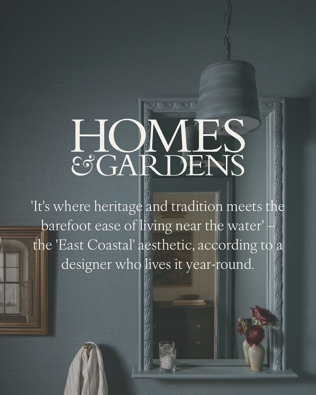 So happy to get to share a peek into the lens of our East Coastal point of view thanks to @homesandgardensofficial and @juliademer ✨ Coastal is a word that seems to carry a lot of opinions in the design world…some more positive than others ;) But really, isn’t the great part about life by the water the feeling that you get? Being born and raised on the coast, I think that’s the thing that has sharpened for me over the years. Not that there’s one right way to do coastal design, but to bring our clients that feeling in their home that hits you right in the soul. 📷 : @eastandlane
