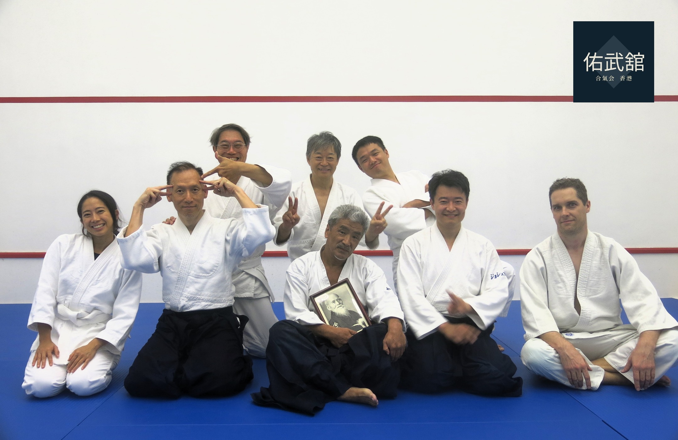 Monday, many of white belts join to the clas.