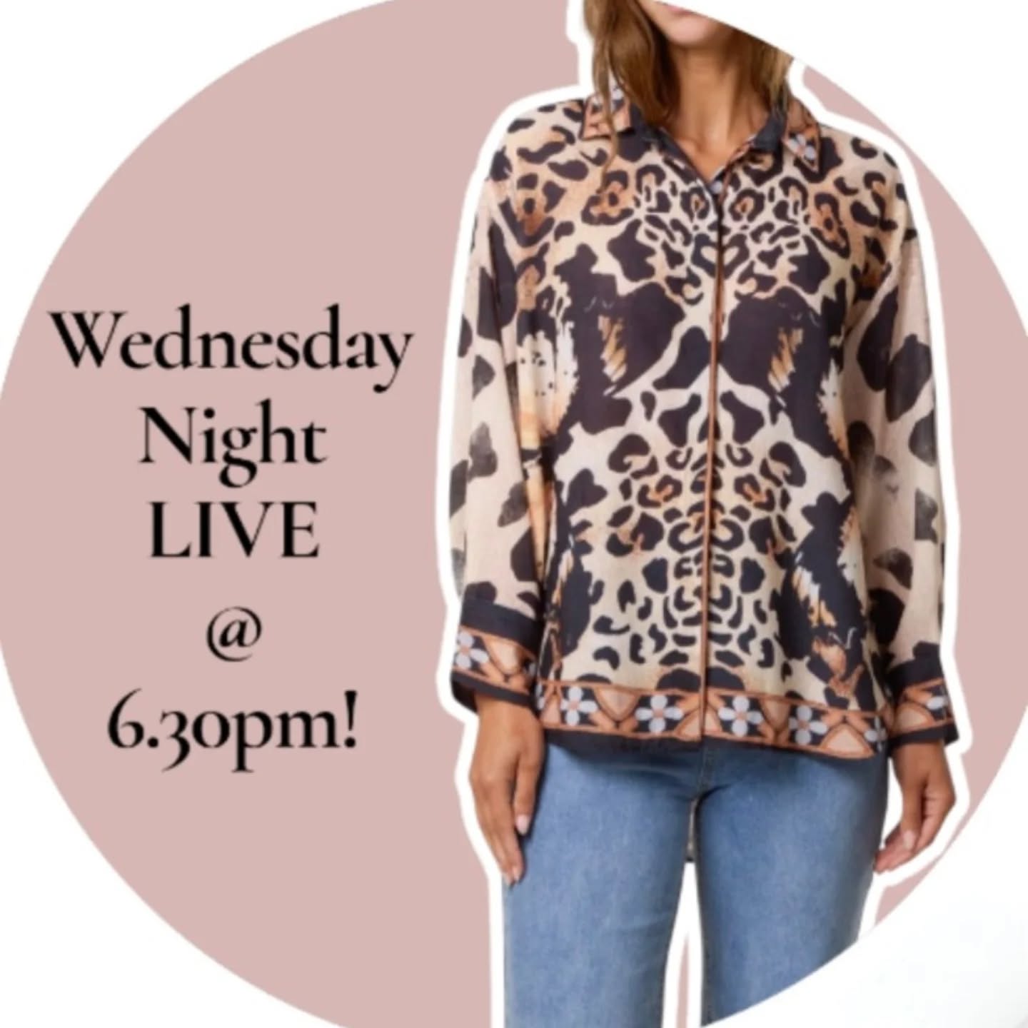 Wednesday Night LIVE @ 6.30pm!
#facebooklive #fashion #chocolatelove #ladies #funtimes ๐