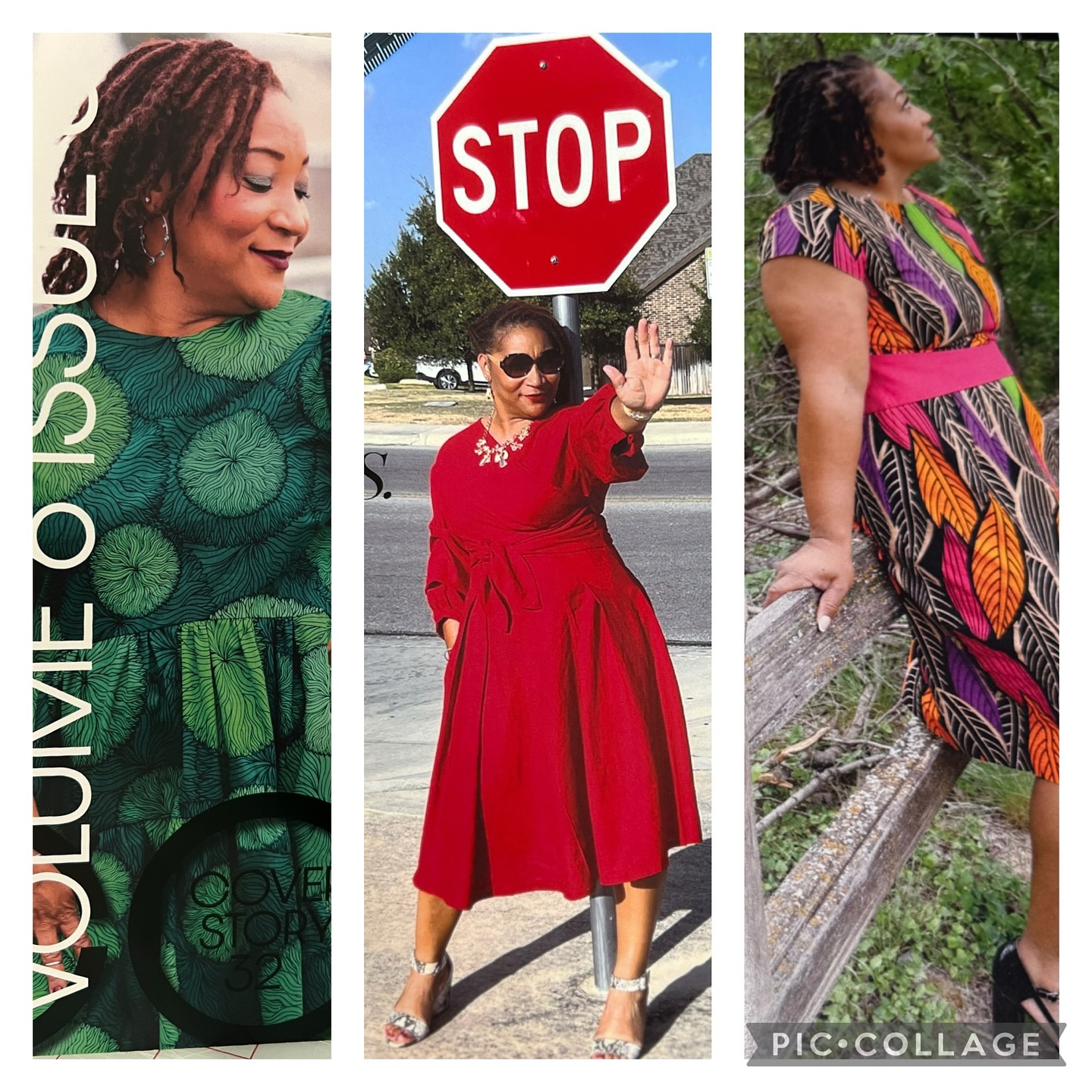 From my first bold Ankara dress…to the striking Red look…to this latest feature— this sewing journey gives me a glimpse of what I am capable of!