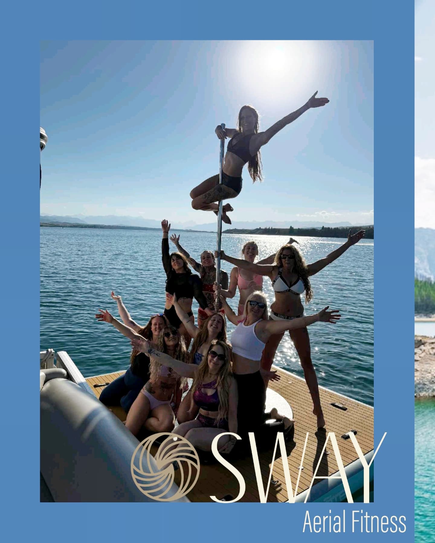 ☀️ Water, sunshine, aerials, and some of our #SwayAF fam! ☀️
Just a little sneak peek of our unforgettable aerial pontoon boat tour with @rsongaquastudio because nothing says team bonding like flying over the water. ✨️
From laughter and flips to sun-soaked hangs, these are the moments that remind us why we do what we do. Our instructors and members aren’t just part of a class — they’re part of a family.
Stay tuned for more from this dreamy day… 🌊✨
#AerialFitness #SwayAerialFitness #TeamBuilding #AerialOnWater #FloatingStudio #PontoonTour #AerialFamily #Alberta #SwayLife #AerialSilks #Pole #Hoop