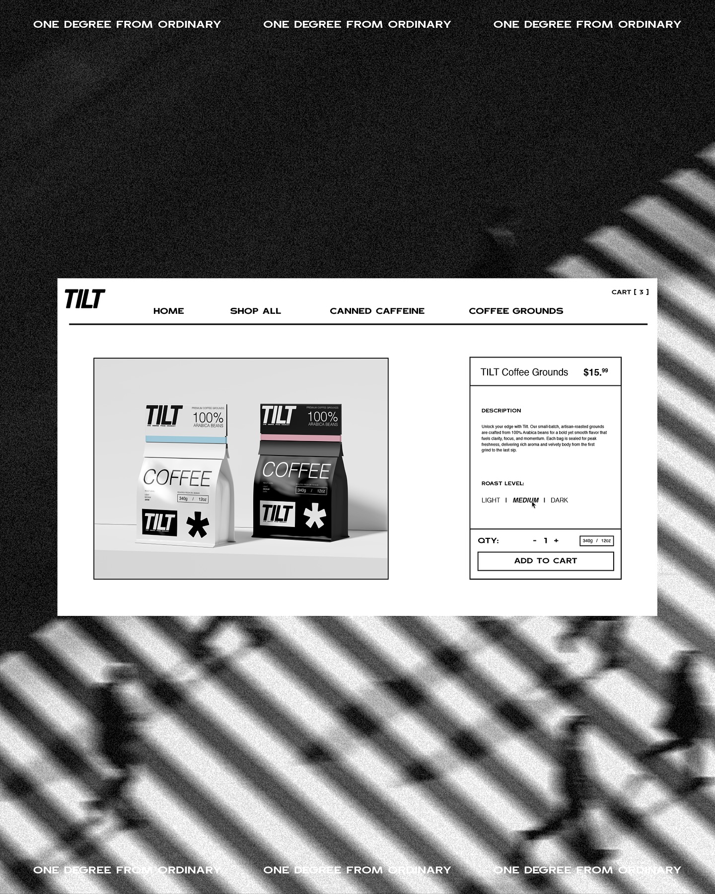 Brand Identity for ✱ Tilt ✱
Tilt is coffee redefined for movement. Crafted from 100% Arabica beans, our canned caffeine and premium coffee grounds deliver smooth strength, bold flavor, and refined energy + tilt is always
One Degree From Ordinary.
Ready to move your brand one degree from ordinary? Now welcoming new brands for Fall ‘25.
Use the link in my bio to fill out my inquiry form on my website, or email me directly at aliyahbstudio@gmail.com.
#brandidentity #branddesigner #branddesign #graphicdesign #aliyahbstudio