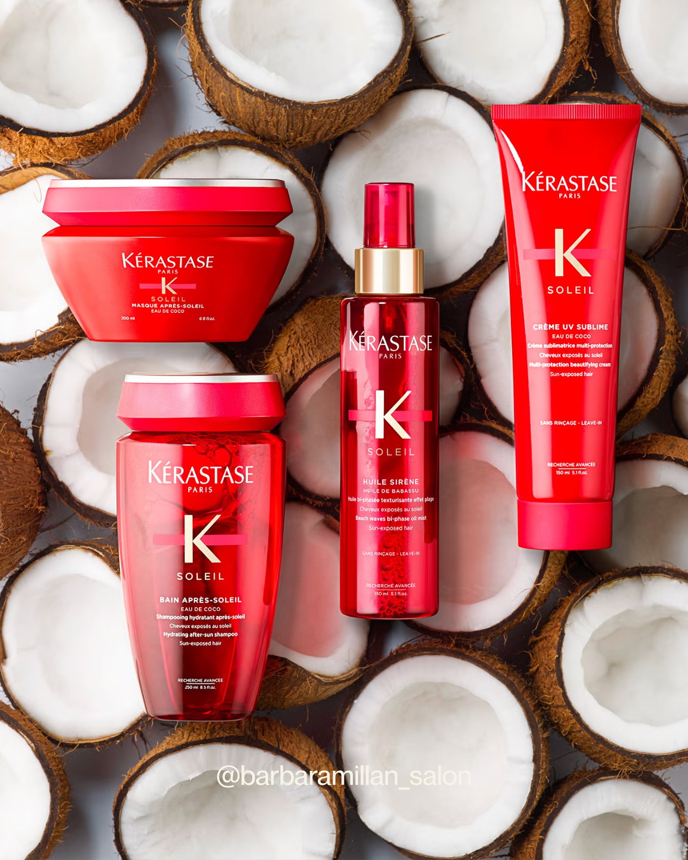 💬 “Muchas me preguntáis qué hacer con el cabello después del verano… ¿cómo recuperar la suavidad y el brillo tras el sol, el mar y el cloro?”
Mi recomendación es la gama Soleil de Kérastase 🌞, que nutre en profundidad, protege frente a la sequedad y ayuda a que tu melena vuelva a estar radiante.
No importa si has estado en la playa, en la piscina o simplemente expuesta al sol: esta línea está pensada para devolverle a tu pelo lo que ha perdido durante estos meses.
👉 Y recuerda: aquí estamos para servirte. Si después del verano notas tu pelo muy dañado y necesitas un consejo, un tratamiento o incluso un buen corte para sanearlo, en Bárbara Millán Salón estaremos encantadas de ayudarte.
📲Pide tu cita por MD y empieza septiembre con melena sana y luminosa.
Bárbara Millán | Salón de belleza
C. Divina Pastora, 72 - Dos Hermanas, Sevilla
#PeluqueríaDosHermanas #SalónDeBellezaSevilla #CuidadoDelCabello #MelenaSana #CabelloFuerte #ProtegeTuCabello #PuntasSanas #TratamientoCapilar #KérastaseSoleil #CabelloBrillante #CabelloNutritivo #EstilismoCapilar #ConsejosDeBelleza