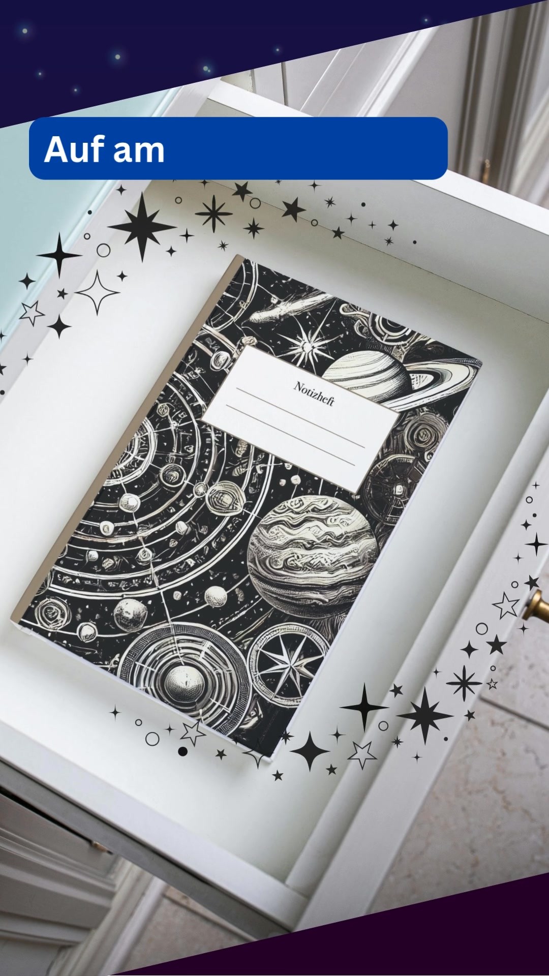 Wenn meine Gedanken im Orbit kreisen, halte ich sie lieber fest – im Planeten-Notizbuch. So landen alle Sternen-Gedanken sicher und ich fühle mich frei.
Werbung: Erhältlich auf Amazon. Link in Bio.
#notizen #tagebuch #tagebuchschreiben #journaling #gedanken #planeten #meingeist #meinewelt #notizbuchliebhaber