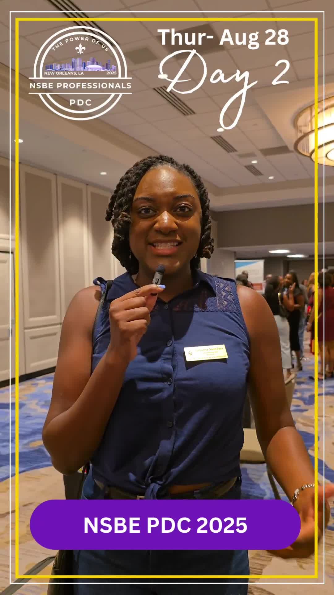 Day 2 of #NSBEPDC ๐ The Networking Suite is where the magic happens. ๐ผโจ
From quick chats to deep convos, itโs the spot to get connected, swap ideas, and meet the people who can open new doors. ๐
If youโre here โ donโt miss it. If youโre not, tap in next year. ๐
#NSBE #PDCHouston #Networking #BlackExcellence #LevelUp