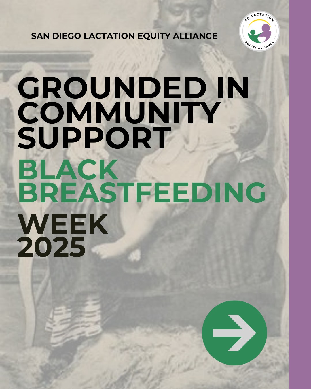 🖤Black Breastfeeding is POWERFUL.
From saving lives, to reclaiming tradition, to transforming outcomes through community support — our stories matter.
This Saturday, join us for the San Diego Black Breastfeeding Week Picnic at Civita Park (10am–1pm) as we celebrate, connect, and uplift families.
📍Saturday, August 30
Civita Park, 7960 Civita Boulevard, San Diego 92108
🤩Light snack & refreshments • Giveaways • Community
RSVP + share the flyer with your village!
https://bit.ly/3JPoKuh
🔗Link in bio