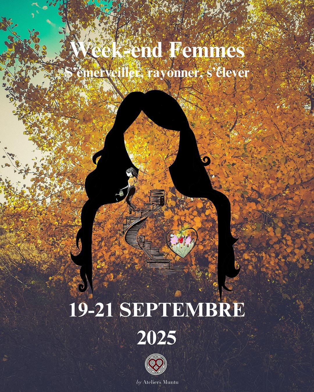 Et si vous vous faisiez le plus beau des cadeaux pour l’automne qui arrive ? 🍂
Le week-end Femmes revient pour une nouvelle session de découverte de soi. Depuis plus de 6 ans, de nombreuses femmes nous ont fait confiance pour aller à la plus belle des rencontres, celle avec soi-même. Un week-end cocooning pour s’émerveiller de la beauté de notre cœur de femmes.
Un cadeau pour soi, mais qui est en réalité aussi un cadeau pour les autres.
Toutes les informations sont sur www.muntu.ch, onglet « Sessions ».
On vous attend ! 🤍