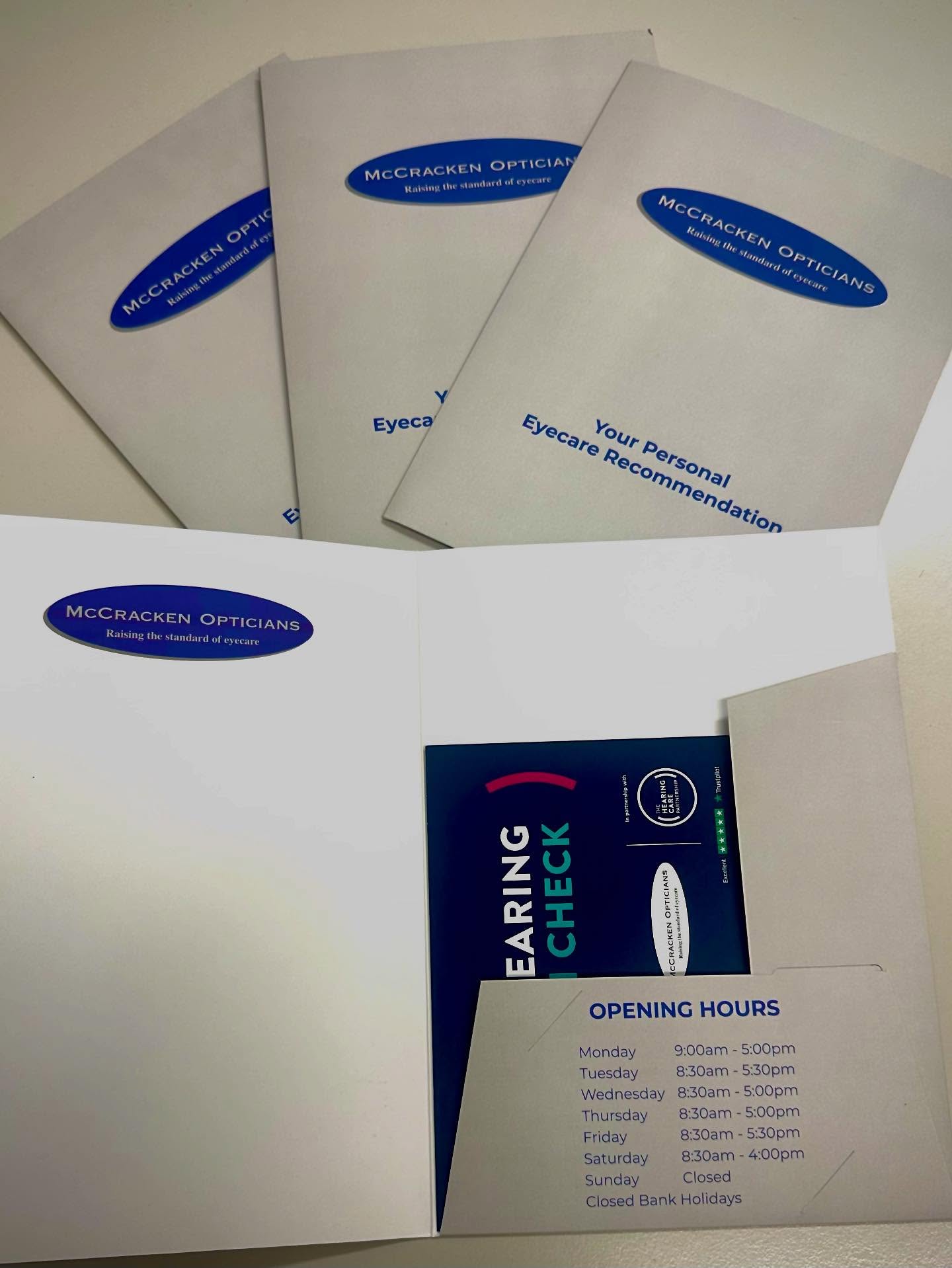 Look at the shiny new folder you will be walking away with now after your eye examination!
Complete with your spectacle prescription and any other recommendations we have made, it will keep everything all in one place.
#uttoxeteroptician
#staffordshireopticians