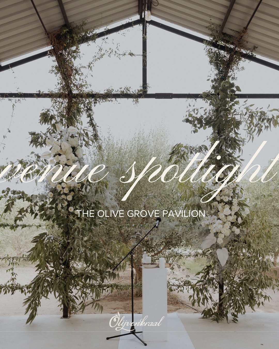 Say “I do” surrounded by olive trees and stunning views.
Our ceremony space is tucked between the olive groves - a covered, open-air setting where nature, romance, and intentional design meet. It’s intimate, serene, and completely unforgettable.
Can you picture it? 🌿
#Olijvenkraal #weddingvenuelove #westerncapeweddings #paarlweddingvenue #capewinelandsweddings