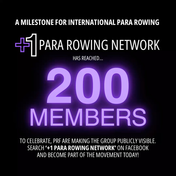 🎆 A milestone for international para rowing! 🎆
The +1 Para Rowing Network, managed by the Para Rowing Foundation, has today hit 200 members!
To celebrate, PRF is making the group publicly searchable so even more rowers, coaches, and supporters can connect, share resources, and grow the global para rowing community together.
If you’re passionate about para rowing - whether you’re an athlete, a coach, or simply a fan - now’s the perfect time to join the conversation.
Search “+1 Para Rowing Network” on Facebook and become part of the movement today!
Once you’ve joined, check out the featured post answering “What is +1 PRN?” then introduce yourself.
#ParaRowing #AdaptiveRowing #ParaRowingCommunity #everyBODYrowing
