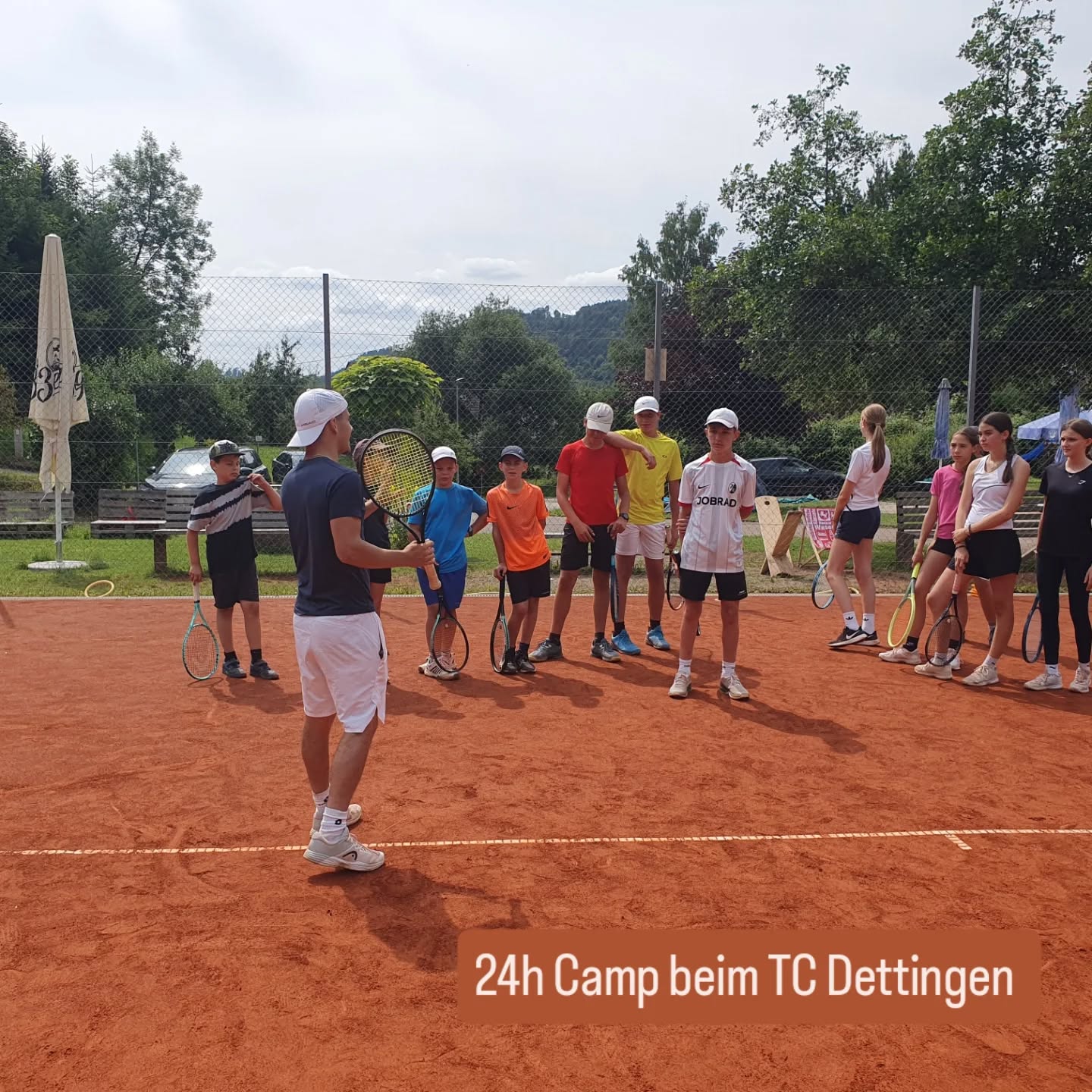 24h Camp beim TC Dettingen in den Schulferien. Mit @nils1947 @frercks_hartwig @steff_he . Nächstes Jahr soll es dann doch wieder zum 48h Event werden.