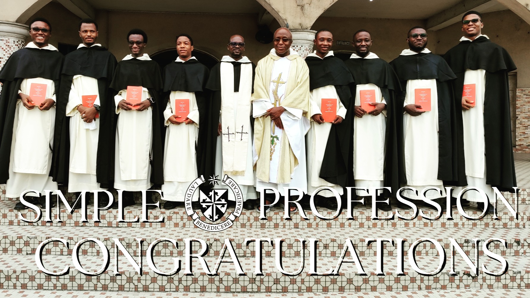 We congratulate our brothers who made their first profession today. May God bless them in the discernment journey to the religious life in the Order of Preachers, Dominican family.
Development and Mission Office USA. Province of St Joseph the Worker, Nigeria and Ghana.