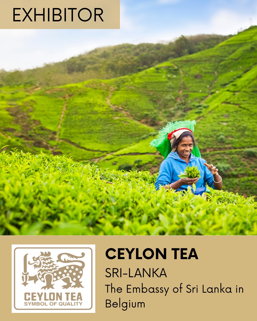 ✨ NEW EXHIBITOR – EMBASSY OF SRI LANKA ✨
📍 Sri Lanka
Ceylon – Heritage – Excellence
Ceylon Tea, a Protected Geographical Indication (PGI), is the symbol of premium tea: golden in the cup, rich in aroma, and globally recognized for its unmatched quality.
Sri Lanka is the 4ᵗʰ largest tea producer and the 3ʳᵈ exporter worldwide, with exports worth over USD 1.3 billion in 2021.
This excellence is rooted in diverse terroirs: high-grown teas are prized for their brisk, citrusy and floral character, while low-grown teas are full-bodied and coppery, highly sought after in the Middle East.
Ceylon Tea is celebrated for its signature flavor profile of citrus, spice, and chocolate notes.
The Embassy of Sri Lanka in Belgium invites you to discover this illustrious tradition at the Brussels Tea Festival®, where every cup reflects a unique heritage.
🗓️ September 28, 2025 – 10 am to 6 pm
🏛️ Flagey – Brussels
🎟️ Tickets available via link in bio
—
✨ NOUVEL EXPOSANT – AMBASSADE DU SRI LANKA ✨
📍 Sri Lanka
Ceylon – Héritage – Excellence
Ceylon Tea, Indication Géographique Protégée, est le symbole d’un thé premium : riche en arômes, à la robe dorée, et reconnu mondialement pour sa qualité inégalée.
Le Sri Lanka est le 4ᵉ producteur mondial et le 3ᵉ exportateur, représentant plus de 1,3 milliard USD d’exportations en 2021.
Cette excellence repose sur la diversité des terroirs : les thés de haute altitude offrent des notes vives, florales et citronnées, tandis que les thés de basse altitude sont corsés, cuivrés et très appréciés au Moyen-Orient.
Le profil aromatique du thé de Ceylan se distingue par des nuances d’agrumes, d’épices et de chocolat.
L’Ambassade du Sri Lanka en Belgique vous invite à découvrir cette tradition illustre au Brussels Tea Festival®, où chaque tasse devient le reflet d’un patrimoine unique.
🗓️ 28 septembre 2025 – 10h à 18h
🏛️ Flagey – Bruxelles
🎟️ Billetterie en ligne dans la bio
#brusselsteafestival #ThisIsNotAFestival #MagritteSpirit #BTF2025 #Flagey #EspritMagritte #CeciNestPasUnFestival #brusselsteafestival®
