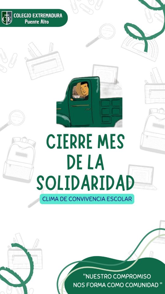 Finalizamos el mes de la Solidaridad con distintas actividades que paralelamente estaban trabajando por un mismo bien común.
Es así que este Martes 2 de septiembre cerramos el mes de agosto con la exposición de la asignatura de religión, donde las y los estudiantes desde primero a 8vo básico realizaron cuentos y afiches con el tema de la “solidaridad” y el legado que nos dejó el Padre Hurtado sobre la importancia de la solidaridad, la justicia social y el amor a Dios. Junto con ello tuvimos la entrega de canastas a nuestra comunidad, campaña de recolección de alimentos que nuestro colegio realiza hace muchos años.
Cerramos con una gran sorpresa de parte del Coro Vocacional “Stars” realizando su segunda presentación, la que prepararon con mucha dedicación y esmero, felicitaciones al Taller de coro y agradecer al Proyecto Verde quienes realizaron la decoración de esta actividad y por supuesto al equipo de Convivencia Escolar quienes dirigen este bello taller de Coro.
#campañasolidaria #colegioextremadurapuentealto #solidaridad