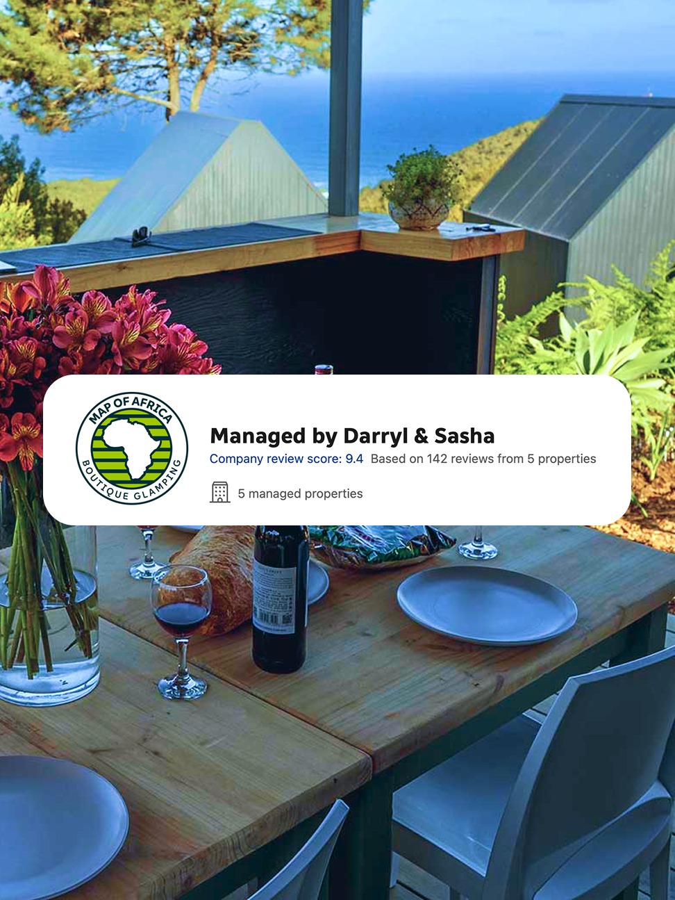 Stoked about our 9.4 score on booking.com, but would love for you to join us to give YOUR rating!
If you're mad about nature, you could visit and even give us some tips on our landscaping project! Excited to get your input!
Visit our site to book your stay here 👉 https://www.mapofafrica.co.za/
#travelafrica #southafrica #travelwesterncape #glamping