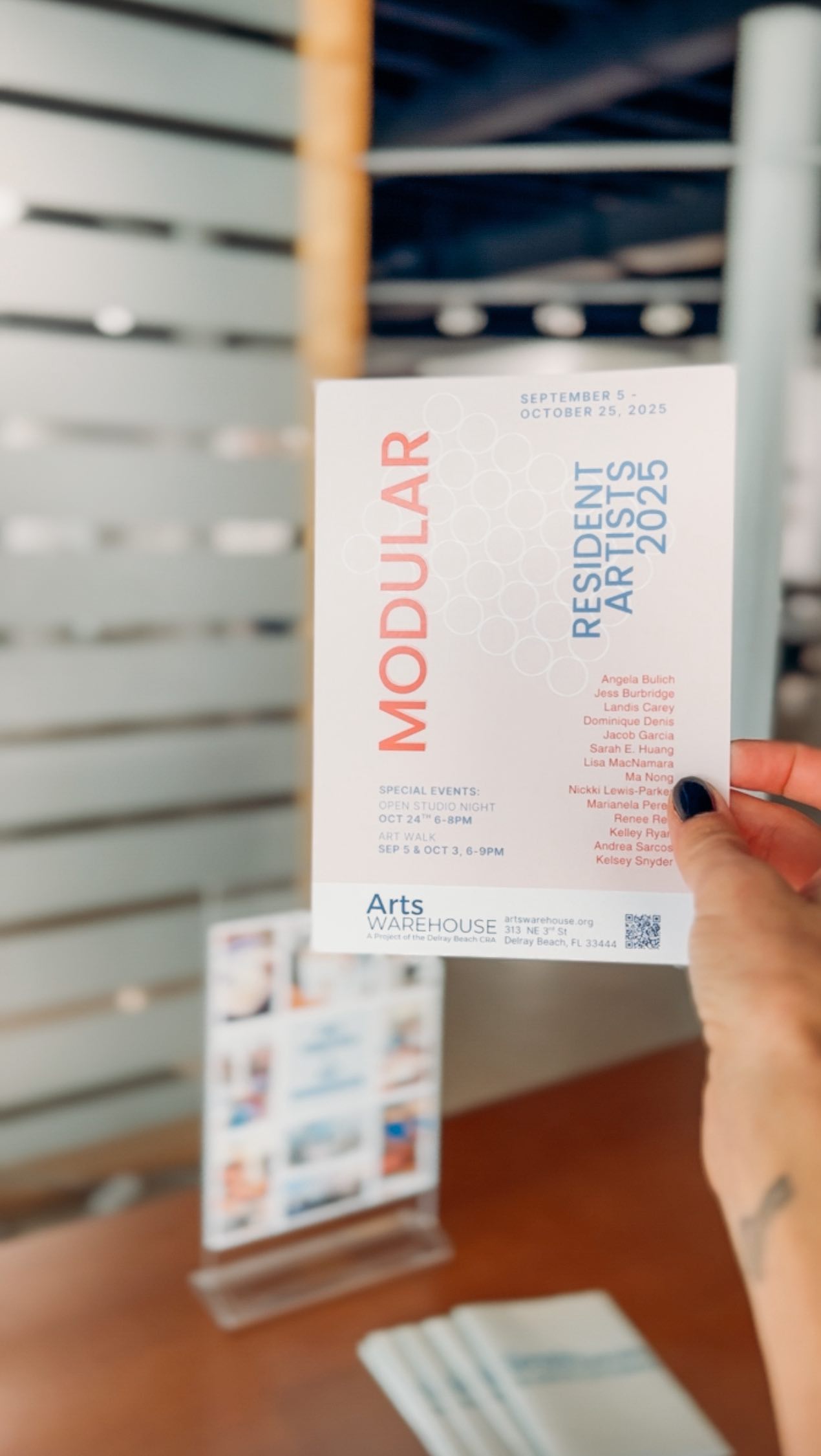 Tonight’s the night! This First Friday Art Walk tonight in Delray Beach brings the opening of our resident artist show “Modular”. Seeing all of our art together in one gallery is truly incredible, we can’t wait for you to experience the show!
.
Join us tonight from 6-9pm.