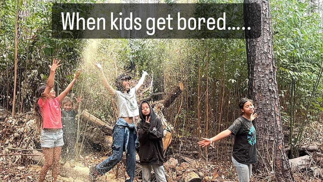 Authentically themselves!!
There’s a certain magic when a child says, “I’m bored.” In that pause, in that empty space, their imagination comes alive. A stick transforms into a sword, a rock into hidden treasure, and the wind whispers secrets only they can hear. Today, fresh-cut trees became a ladder of exploration and laughter, while sawdust turned into Maui’s version of snow.
Boredom isn’t something to fix—it’s the doorway to wonder. It’s where fun, creativity, and even a little risk remind us how alive we really are. And when we pause long enough to notice, we find gratitude in the smallest things… the kind of things that make this short lifetime feel full.
#ponooutdoorprogram #fullyalive #fullyliving #explorethewondersoftheworld #justletgo #outdooreducation #freedomthinkers #alwayslearningandlaughing