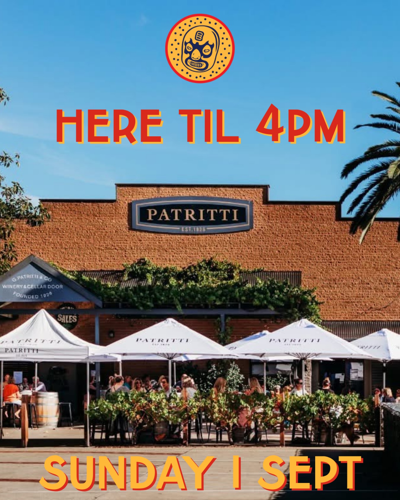 Come spend the afternoon with us.