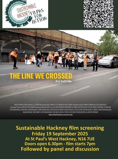 About the event
Films For Action: "The Line We Crossed"
Through the experiences of those who stood in defiance of non-action by the government to tackle the climate emergency, the film traces the quiet unravelling of our protest rights. It challenges audiences to question what makes dissent effective and where the line of acceptability is.
The right to nonviolent protest is a fundamental pillar of democracy and enshrined in many laws to which the UK government are signatories. Yet, as resistance grows, new laws restrict protest rights. For two years the film makers documented how the right to protest in the UK is under threat and how environmental defenders, in particular, are being targeted. We have witnessed first-hand how they are being silenced in court, criminalised and are receiving disproportionate punishments for nonviolent protest.
The evening will include a panel discussion with panel members including director Liz Smith and two leading activists of 'Defend our Juries'. There will be a bar and snacks, Palestinian food and FairTrade items to buy throughout the evening.
To book a seat, please click here: https://www.eventbrite.co.uk/e/films-for-action-the-line-we-crossed-tickets-1580603871729?aff=oddtdtcreator