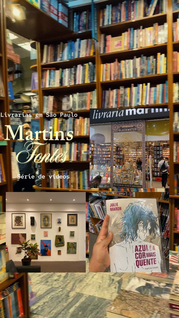 ✨Com um novo projeto, irei mostrar as Livrarias e Bibliotecas mais interessantes de São Paulo — ou por onde eu estiver — e para começar com o pé direito, apresento-vos: Livraria Martins Fontes.
🏙️Uma clássica livraria que deixa nítido como esses espaços que mescla cultura e lazer estão crescendo na cidade.
📖Com uma quantidade imensurável de variedade de livros, é fascinante se perder entre as suas prateleiras.
📍Localizada na Av. Paulista, n.º 509, próximo ao metrô Brigadeiro.
#livrariamartinsfontes #paulista #saopaulo #livrariamartinsfontespaulista #livros #projeto #livraria #books #bookstagram #amoler #bookstagrammer #bookstore #livros