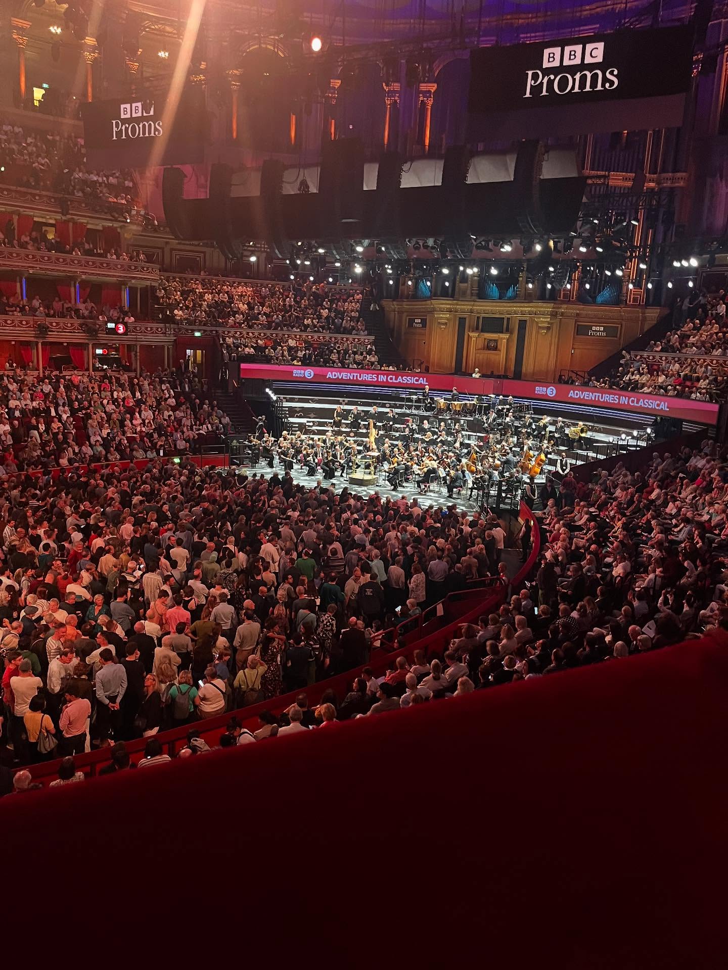 Went to a wonderful prom last night, there were a few protests during though I couldn’t hear what they were saying. Many of the audience were outraged and I’m sure it’s not fun for the musicians but it’s so vital we have the right to protest. Dinner also at @ogniskorestaurant which is a beautiful place with great food and service, and as the club for polish people fleeing the nazis, also an important reminder of resistance.