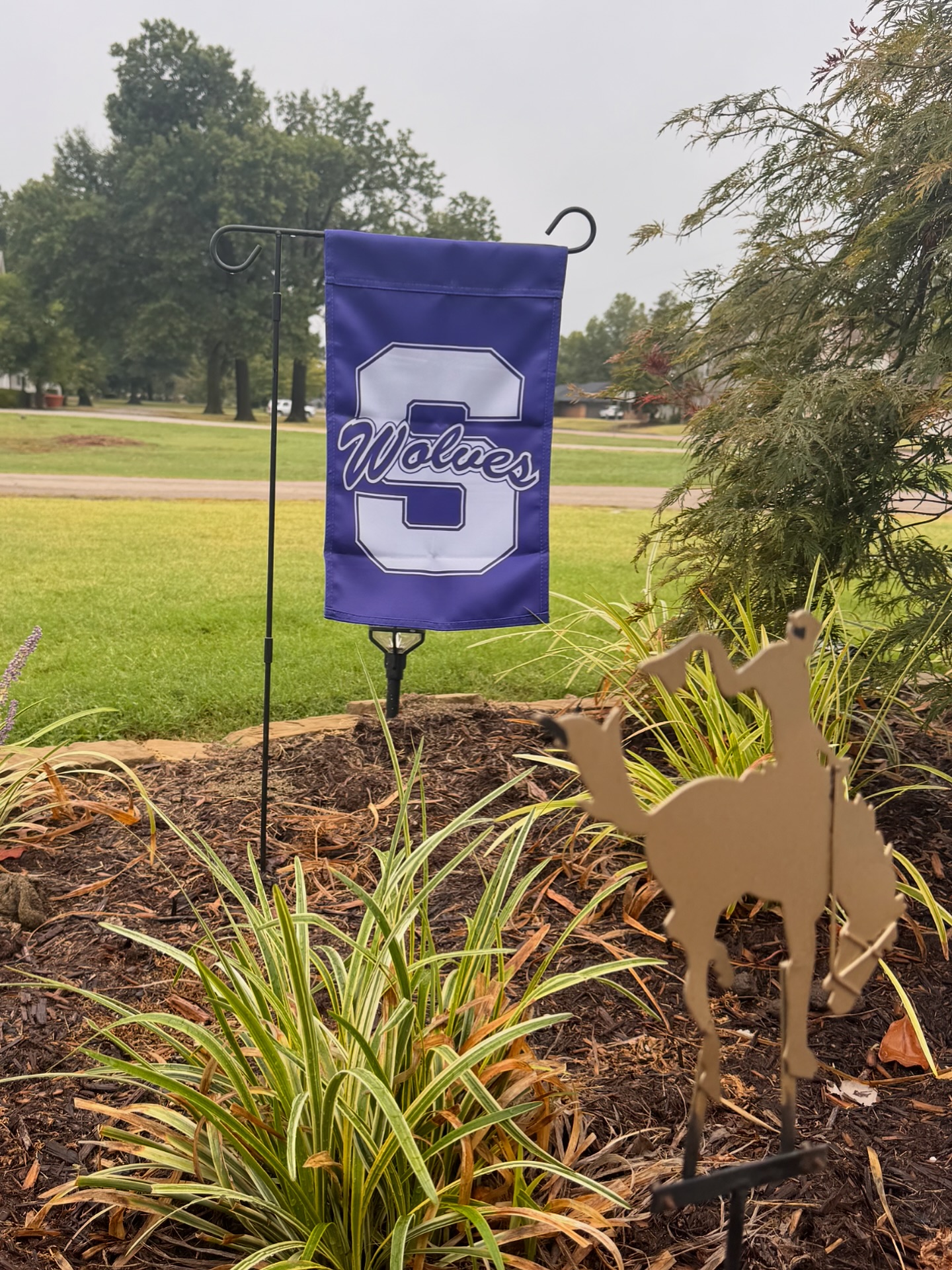 Don’t forget to get your Official Wolves Swag from Great Plains #flags #shawneeok #shawneewolves