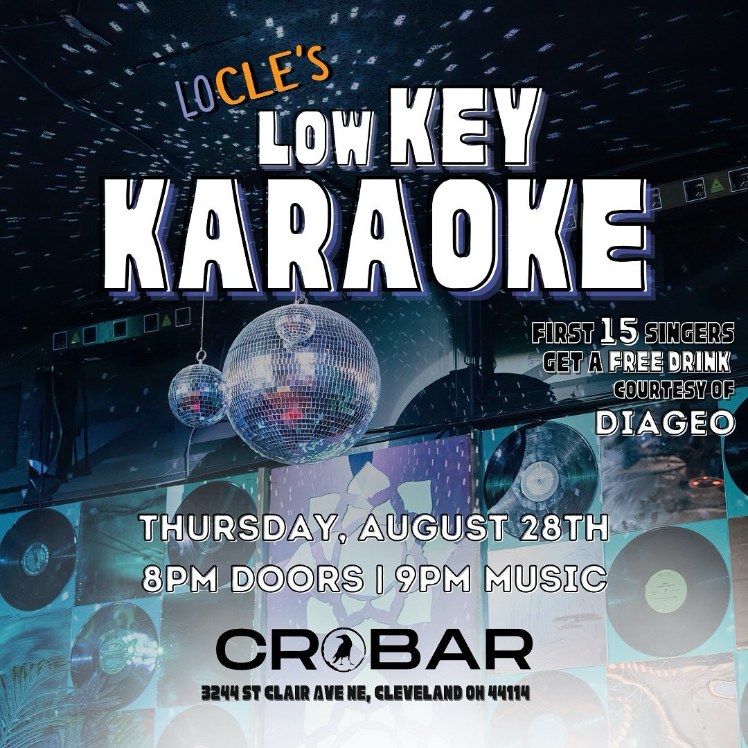 TOMORROW NIGHT 🎤🎵🎶
We’re back at @crobar1921 tomorrow night for your favorite karaoke in the city. Come sing ya lil hearts out with us. Cya then! ✨
#karaoke #cleveland #cle #podcast #crobar