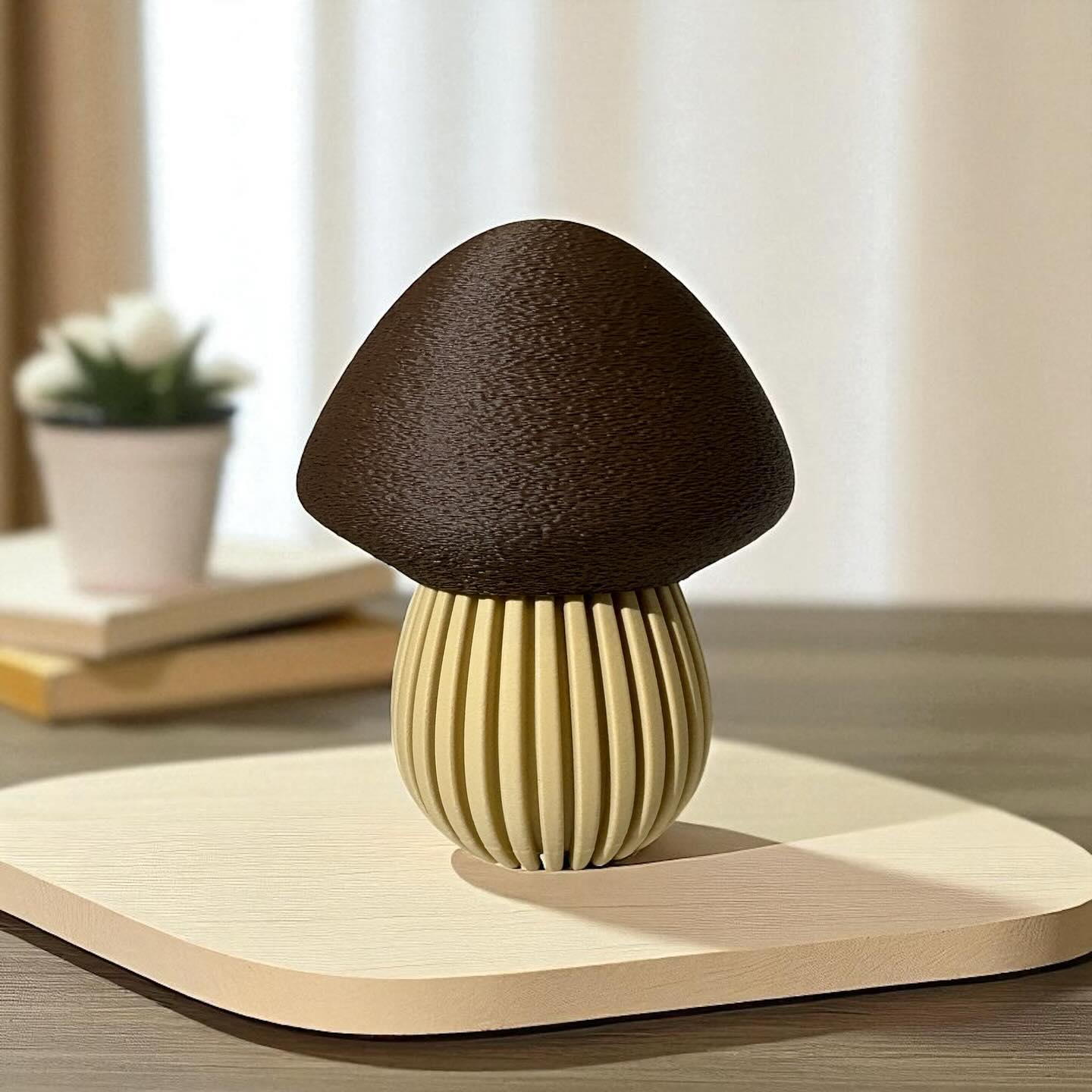 egal ob auf’m Schreibtisch, im Regal oder als kleines Highlight auf deinem Sideboard. Er bringt direkt einen Hauch Natur und verspielte Gemütlichkeit in deine Bude. Perfekt, um jeden Raum aufzupeppen und ein bisschen aus der Reihe zu tanzen. Hol ihn dir – der Pilz sorgt garantiert für Gesprächsstoff! ~ Preis/Grösse in der Preisliste bei den Highlights