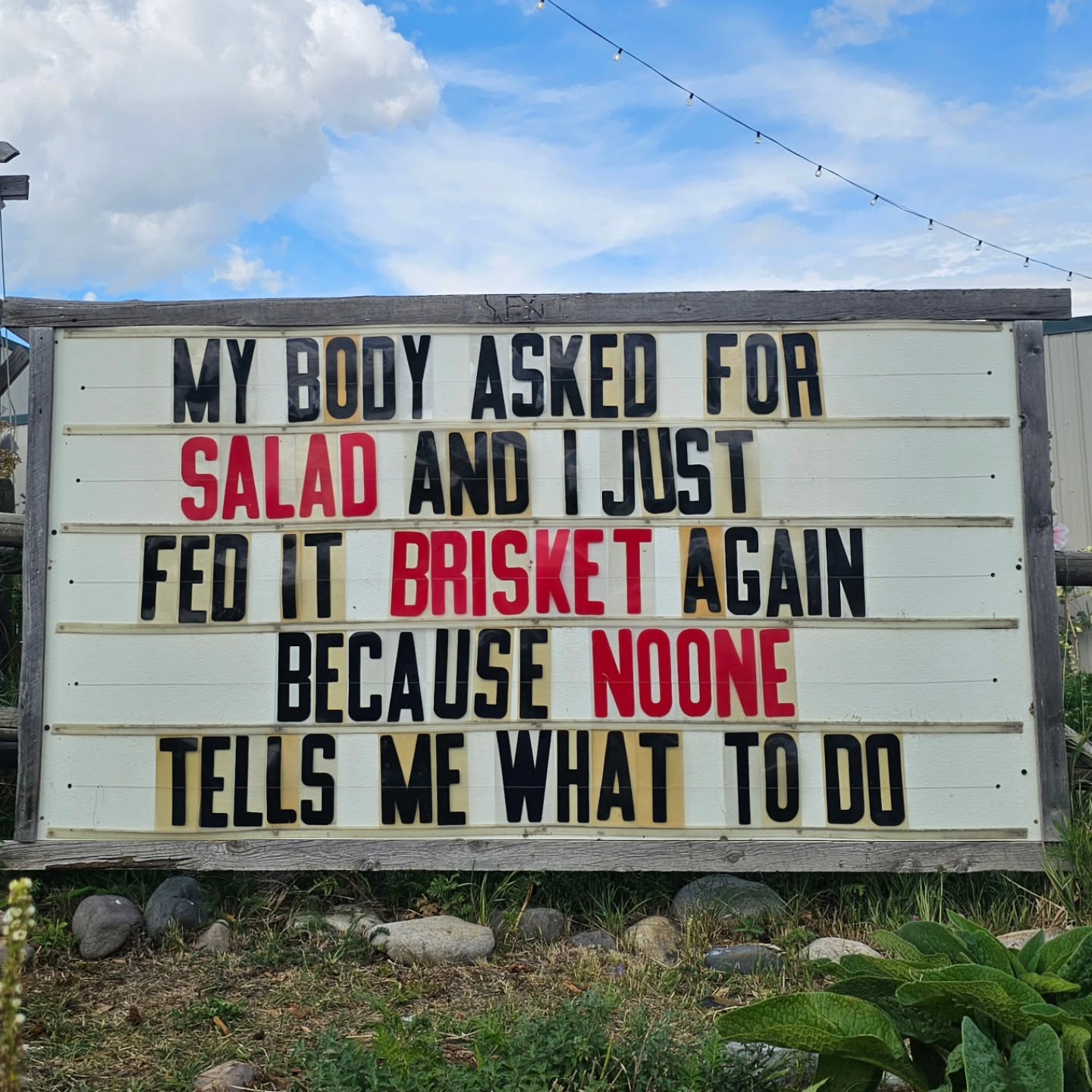 Aint listenin' to nobody. Not even my own.
😎
#barbecue #bbq #brisket #pork #ribs #smokedmeat #smile