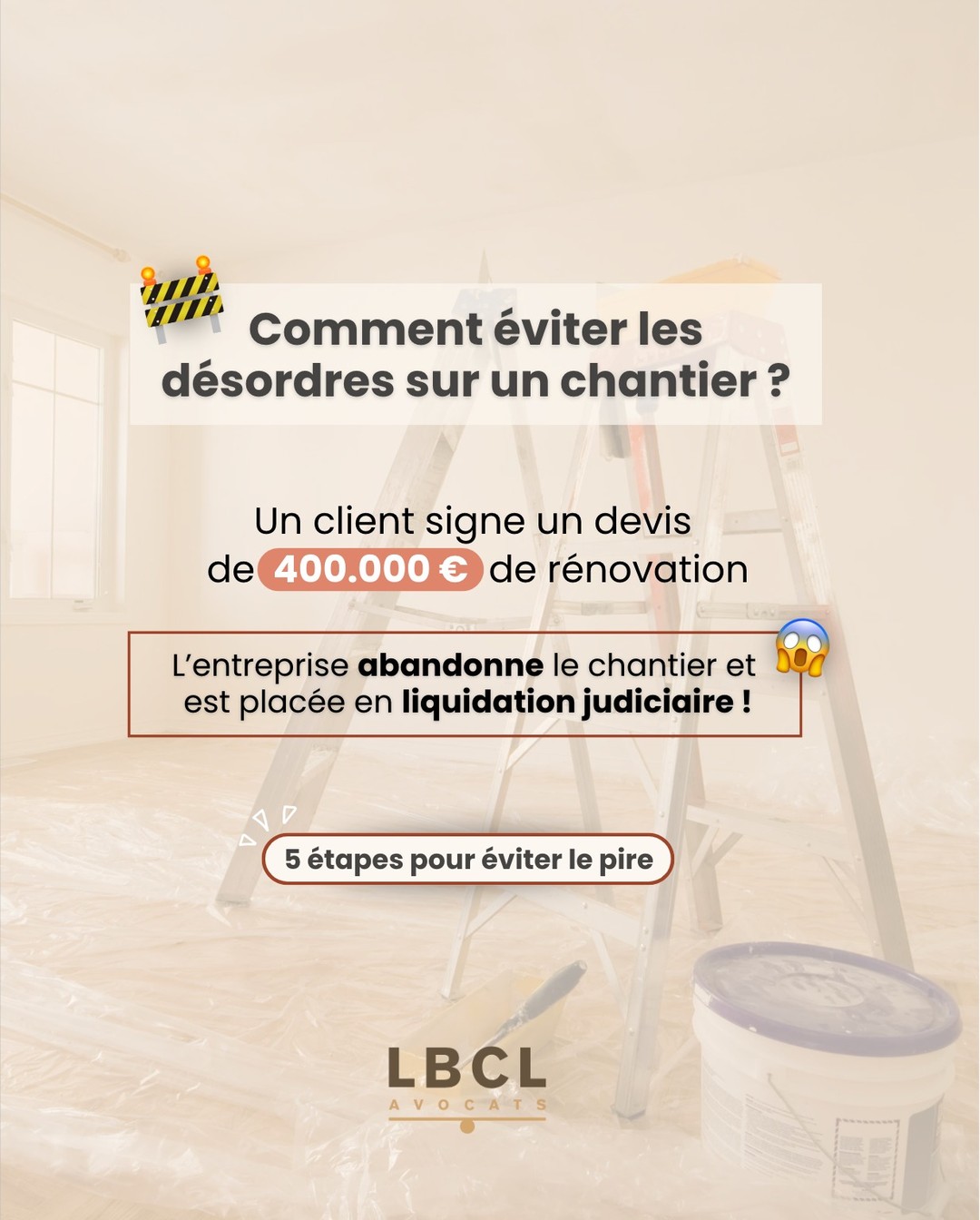 Un chantier mal prรฉparรฉ peut coรปter cherโฆ ๐ญ๐ซ๐ฬ๐ฌ ๐๐ก๐๐ซ ๐ธ
De la santรฉ financiรจre de lโentreprise aux attestations dโassurance, certaines vรฉrifications simples peuvent vous ๐ฬ๐ฏ๐ข๐ญ๐๐ซ ๐๐๐ฌ ๐๐ง๐ง๐ฬ๐๐ฌ ๐๐ ๐ฉ๐ซ๐จ๐๐ฬ๐๐ฎ๐ซ๐ ๐๐ญ ๐๐๐ฌ ๐๐๐ง๐ญ๐๐ข๐ง๐๐ฌ ๐๐ ๐ฆ๐ข๐ฅ๐ฅ๐ข๐๐ซ๐ฌ ๐โ๐๐ฎ๐ซ๐จ๐ฌ ๐๐ ๐ฉ๐๐ซ๐ญ๐ !
Dรฉcouvrez ici 5 รฉtapes pour sรฉcuriser vos travaux et protรฉger votre investissement.
๐ฒ Notre cabinet vous accompagne de la signature du devis ร la rรฉsolution des litiges.
๐๐จ๐ง๐ญ๐๐๐ญ : ๐๐ ๐๐ ๐๐ ๐๐ ๐๐
#Avocats #Paris #Mondeville #Proteger #Entreprise #Immobilier #Chantier #Litige #Justice #Travaux #Conseils #Tips
